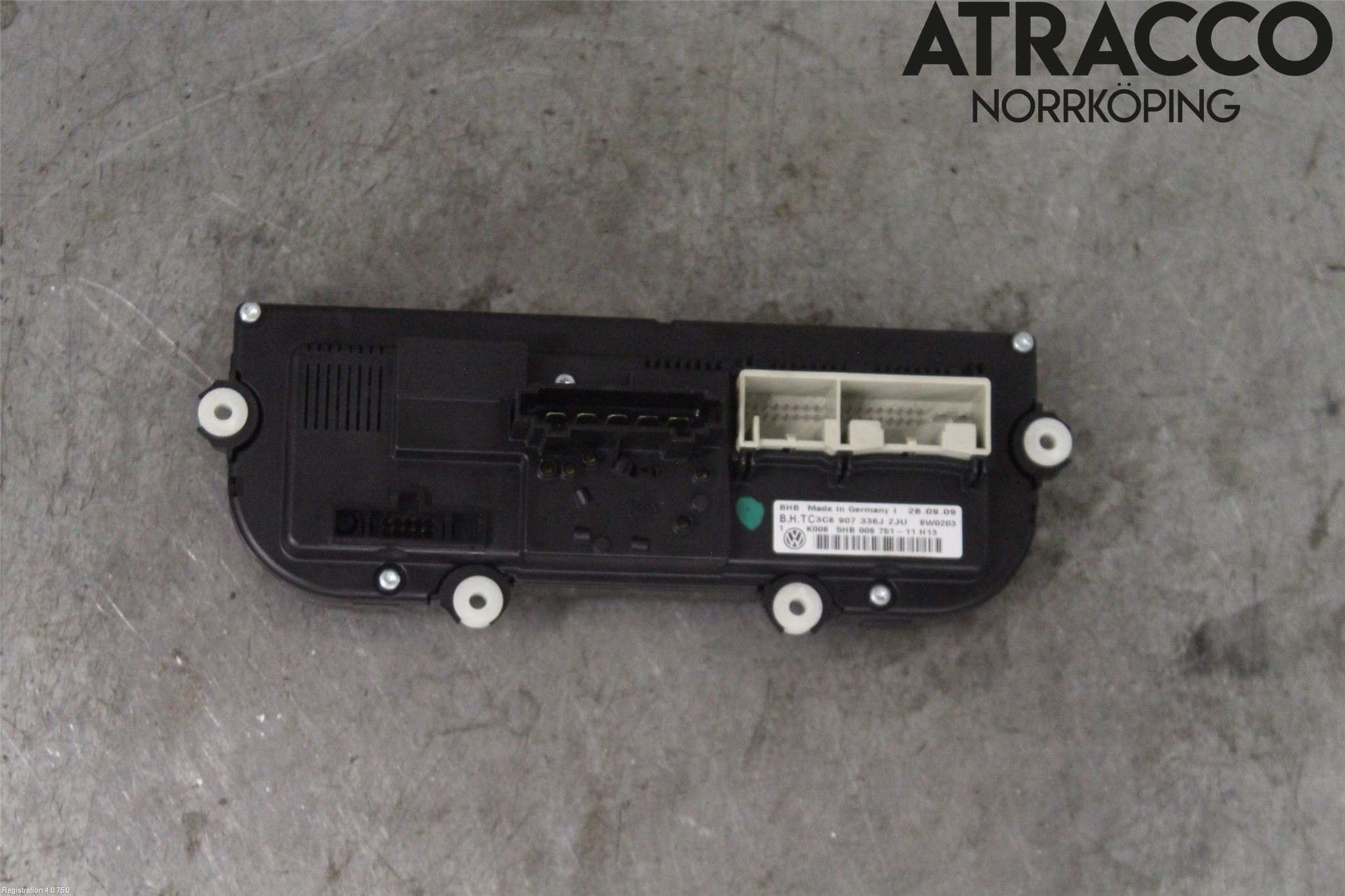 Volkswagen VW GOLF VI 09-13 Varmeapparat Panel(Regulering)