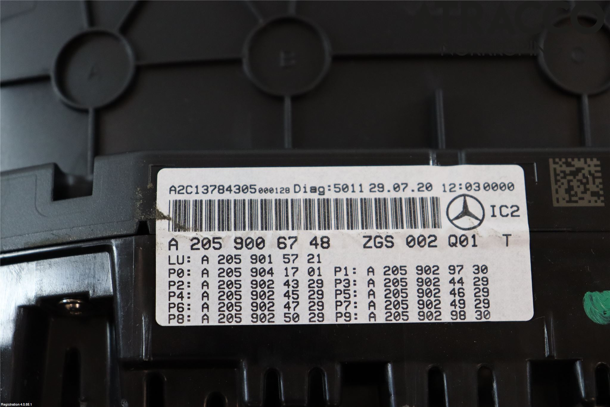 Mercedes-Benz MB GLC-KLASS (X253/C253) 15-22 Instr Kombinert