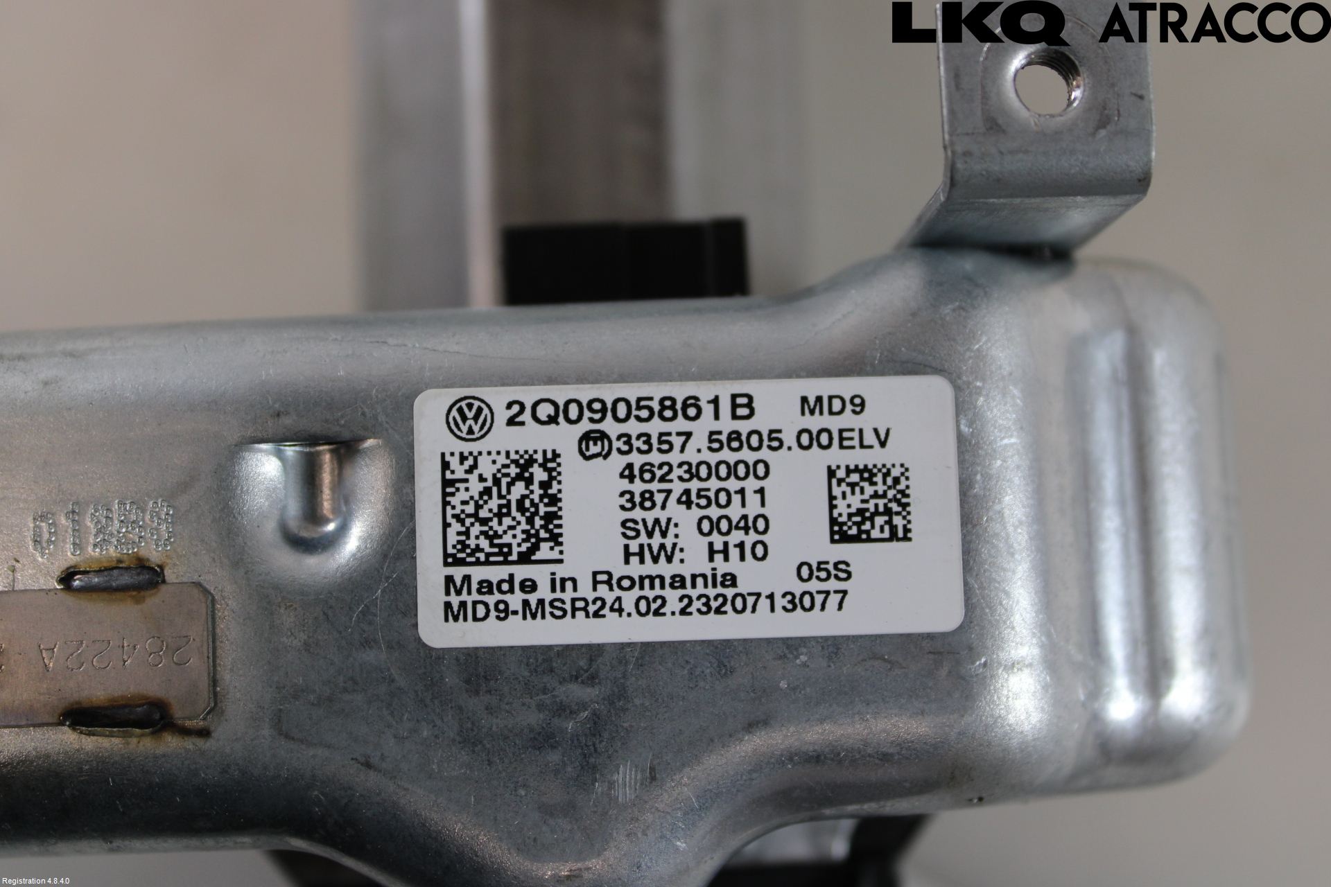 Volkswagen VW GOLF / E-GOLF VIII 20- Rattakselaggregat Justerbart