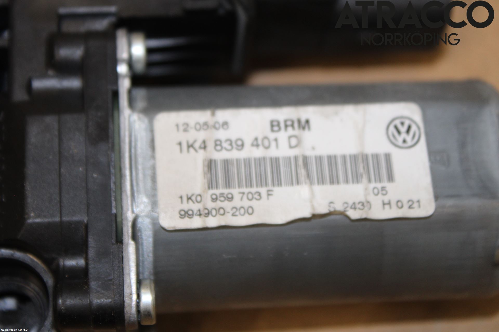 Volkswagen VW GOLF V 04-09 Vindusheismotor