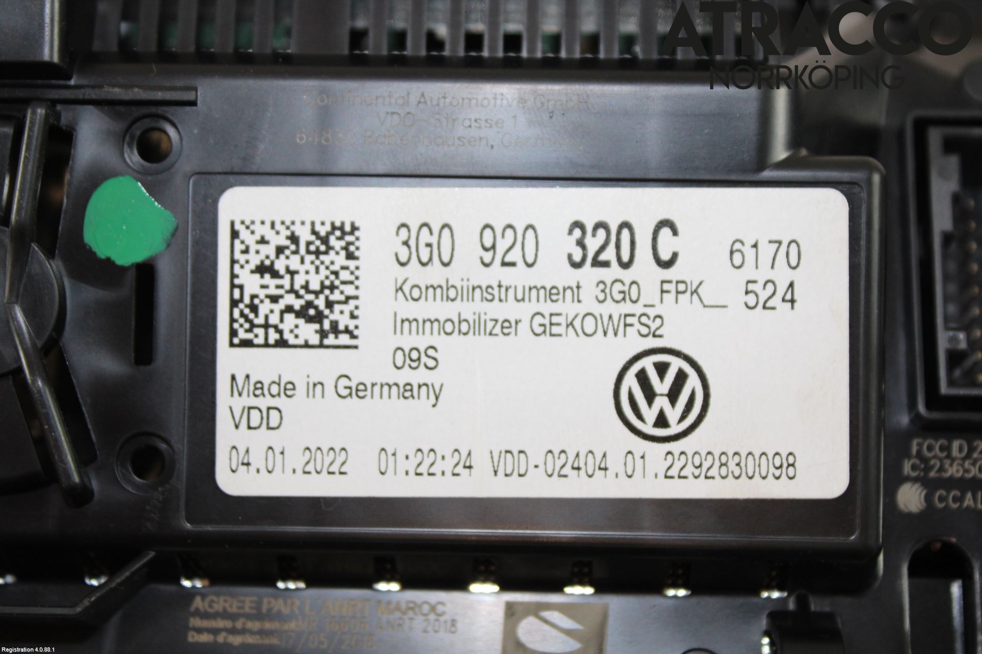 Volkswagen VW TIGUAN 16-24 Instr Kombinert
