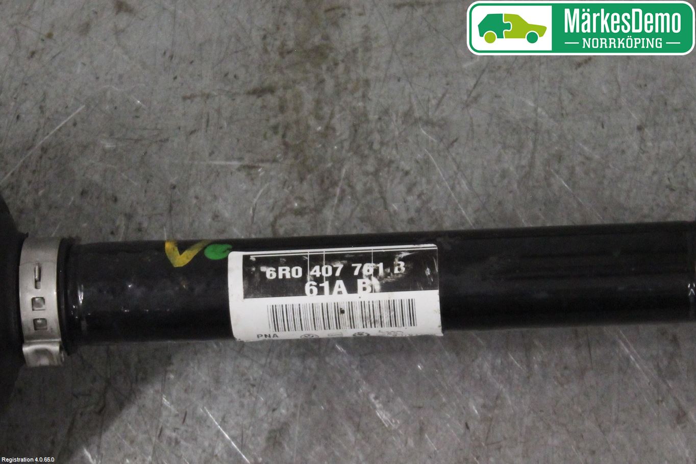 Volkswagen VW POLO 10-17 Drivaksel Foran Kompl Venstre