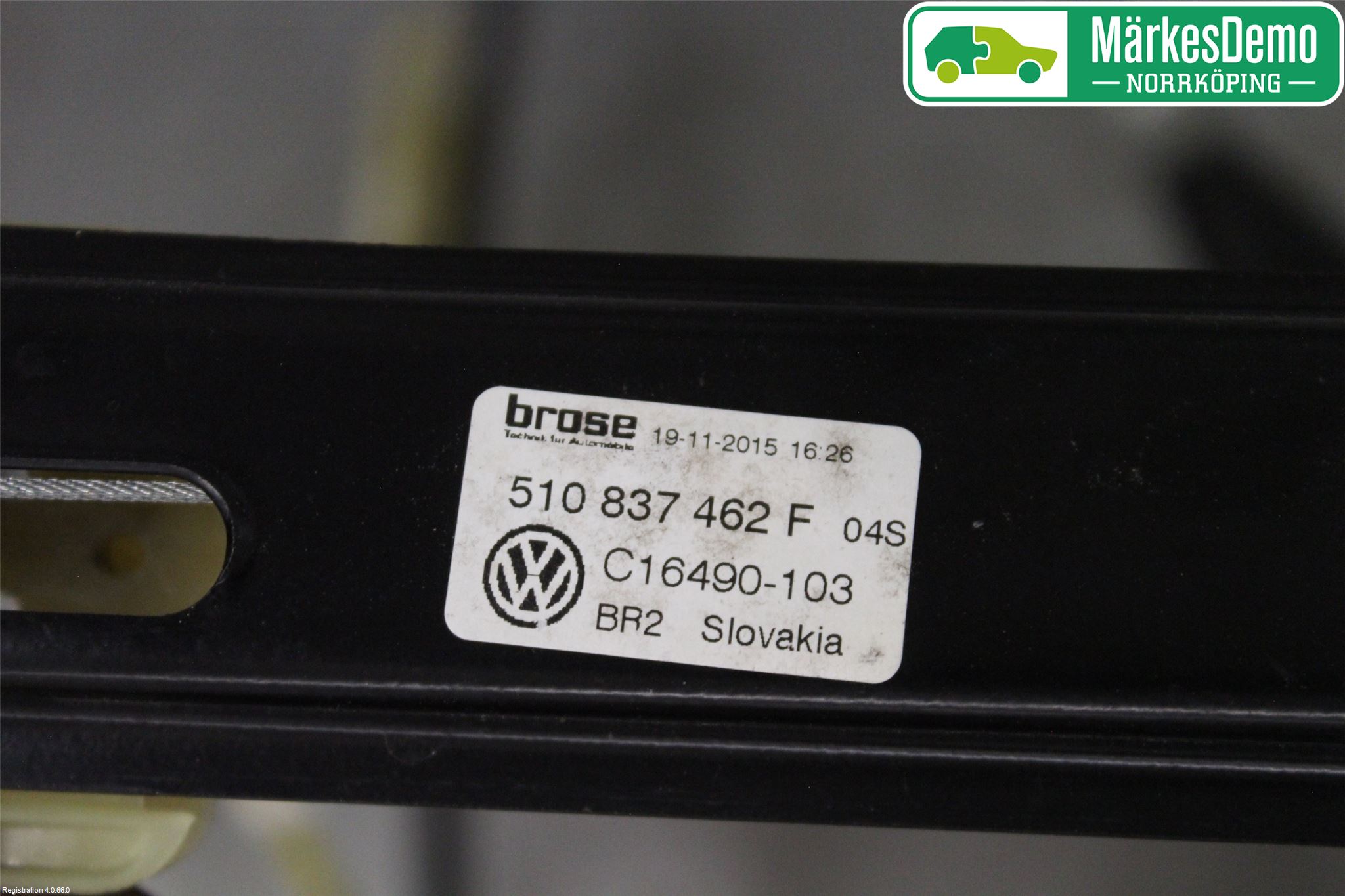 Volkswagen VW GOLF SPORTSVAN 15-20 Vindusheis El Komp