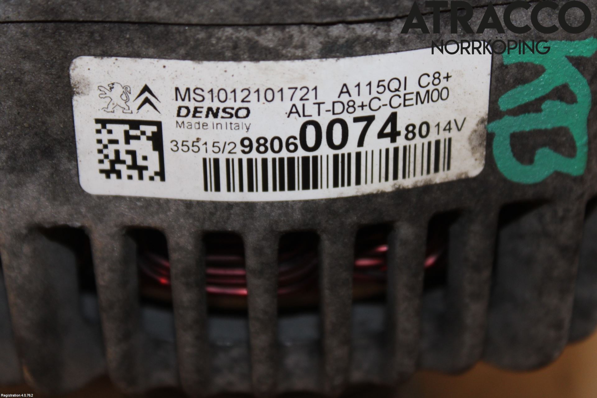 Citroen C3 10-17 Dynamo
