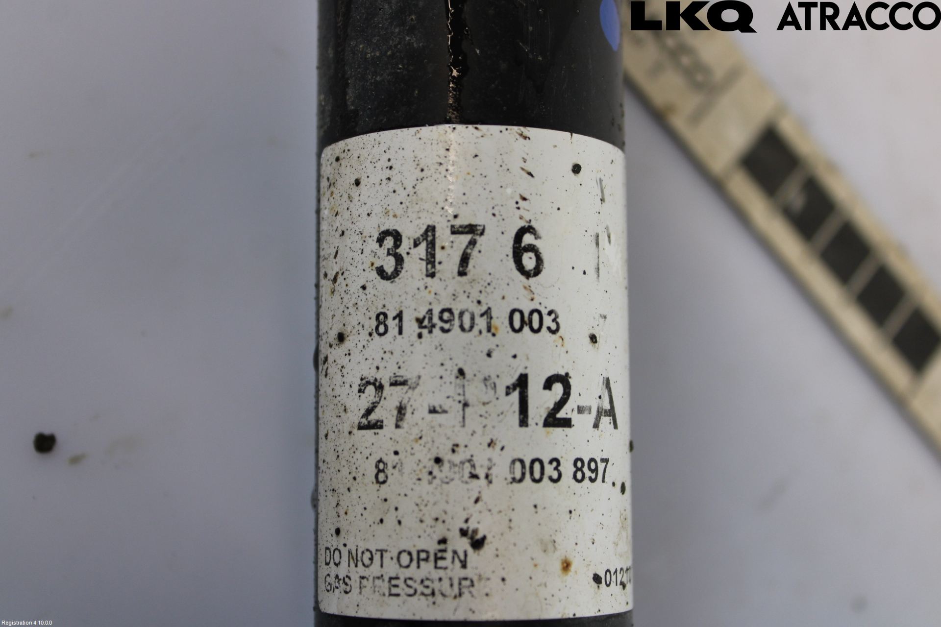 Hyundai i10 BA 14-16 Støtdemper Bak