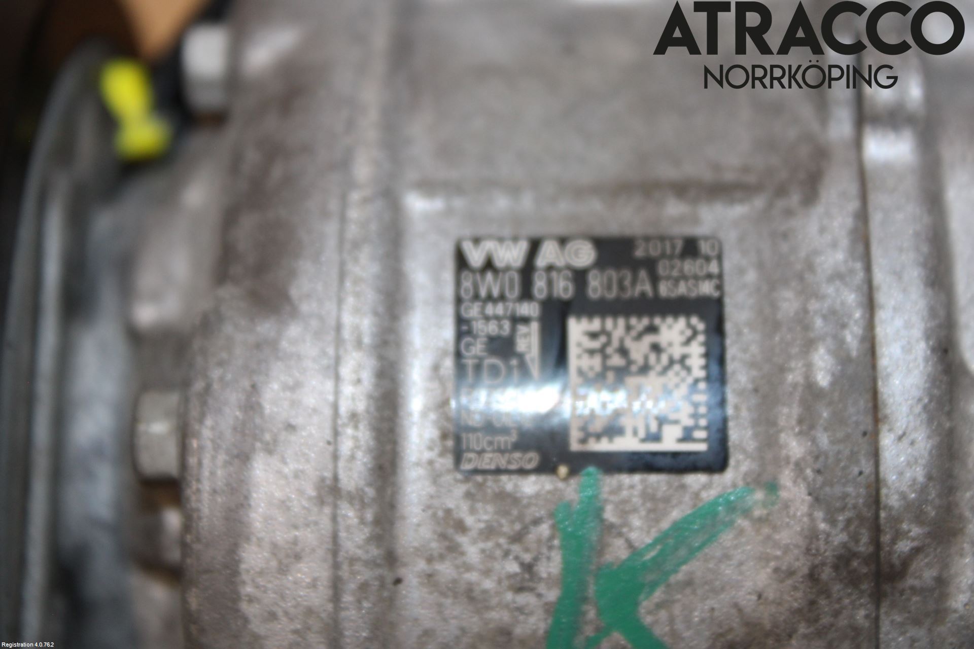 Audi A4/S4 B9 16-19 Varme Ac Kompressor
