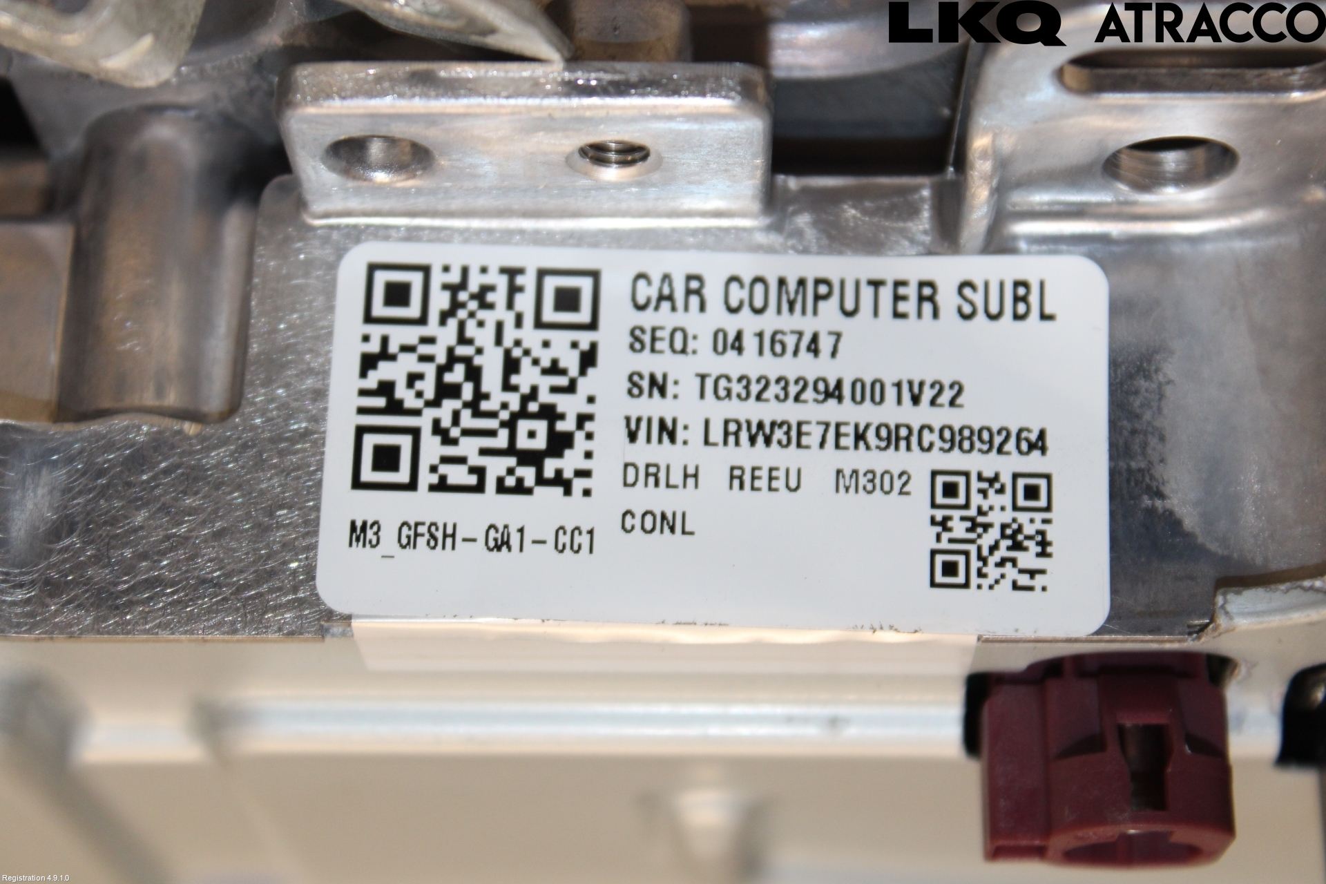 Tesla MODEL 3 17- Styreenhet Øvrig