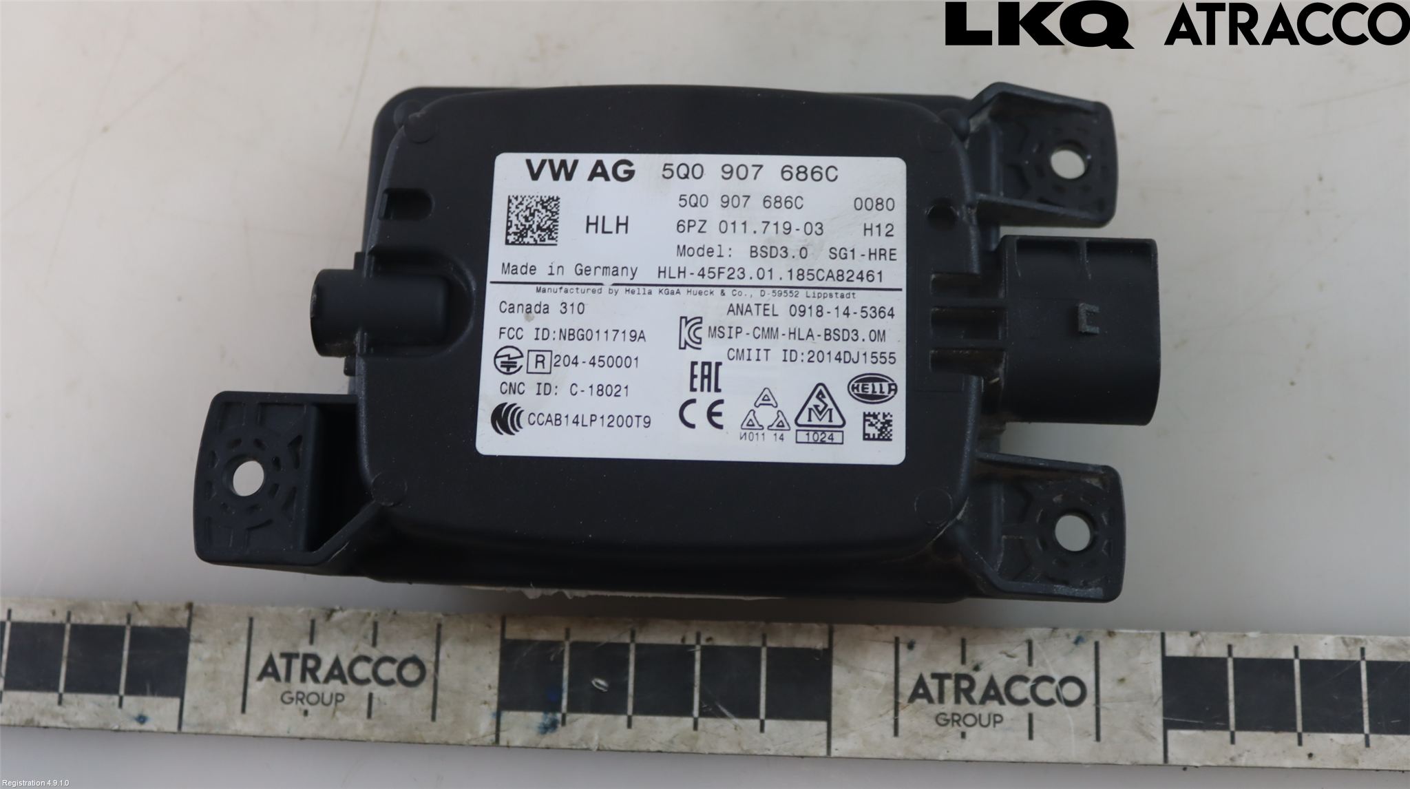 Skoda OCTAVIA (5E) 13-20 Sensor Kollisjonsbeskyttelse