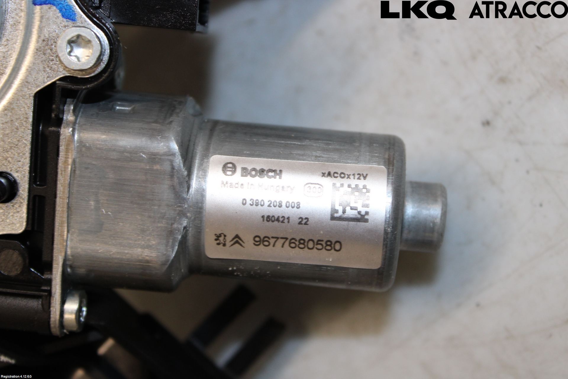 Citroen C4 GRAND PICASSO 14-18 Viskermotor Bakluke