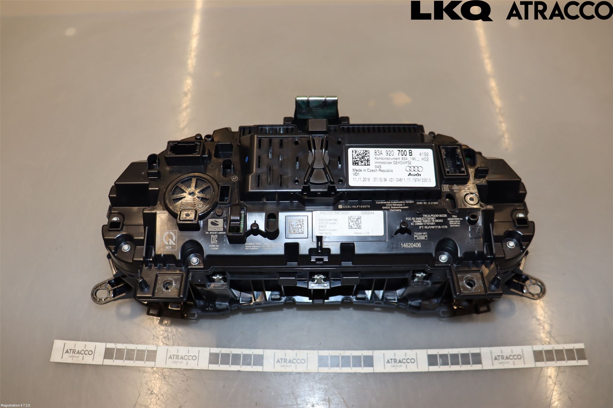 Audi Q3 F3 19- Instr Kombinert
