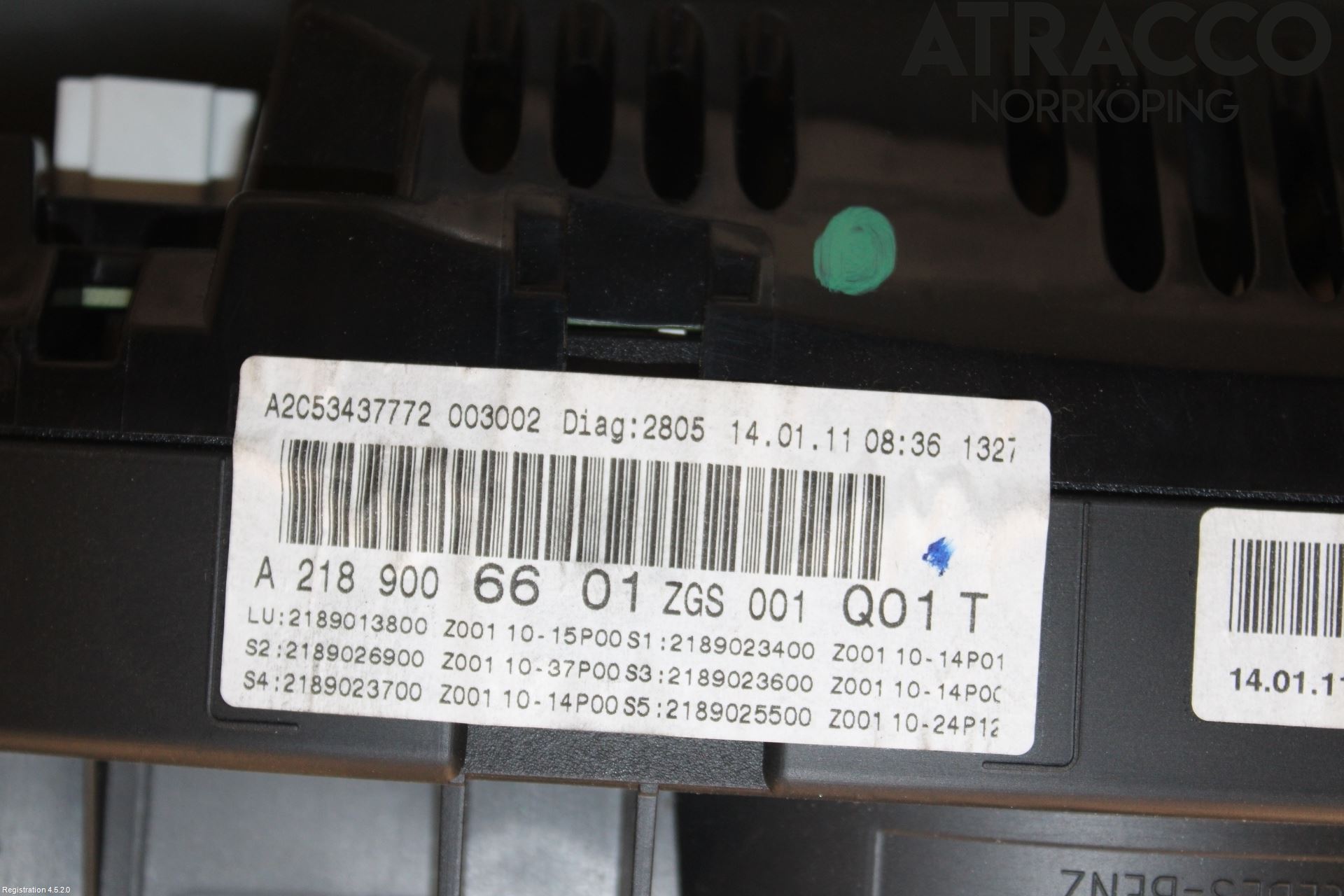 Mercedes-Benz MB CLS (C218/X218) 11-17 Instr Kombinert