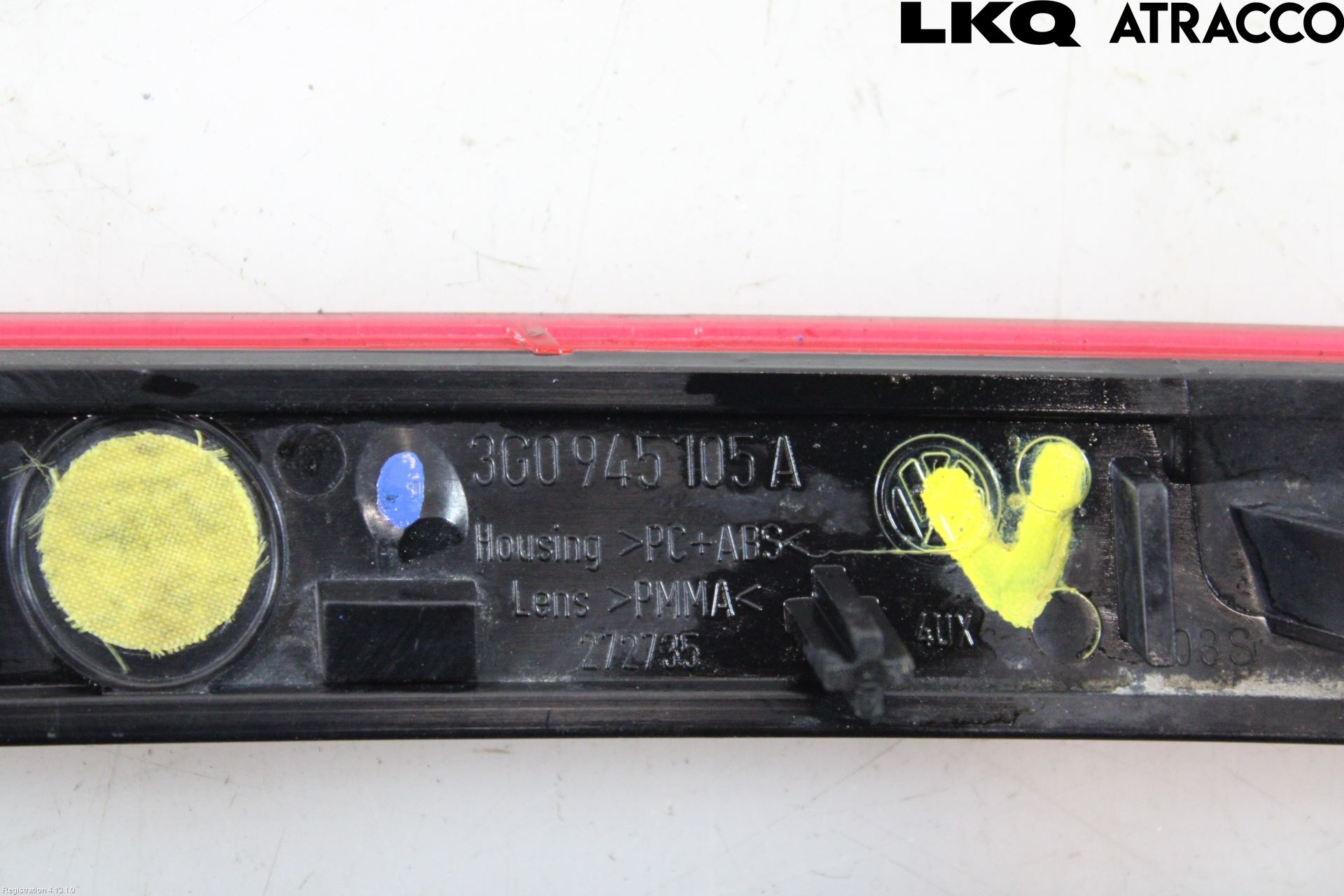 Volkswagen VW PASSAT 15-19 Refleks Bak