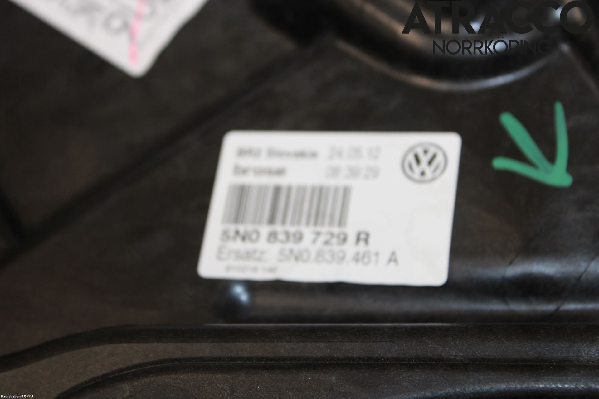 Volkswagen VW TIGUAN 07-16 Vindusheis El Komp