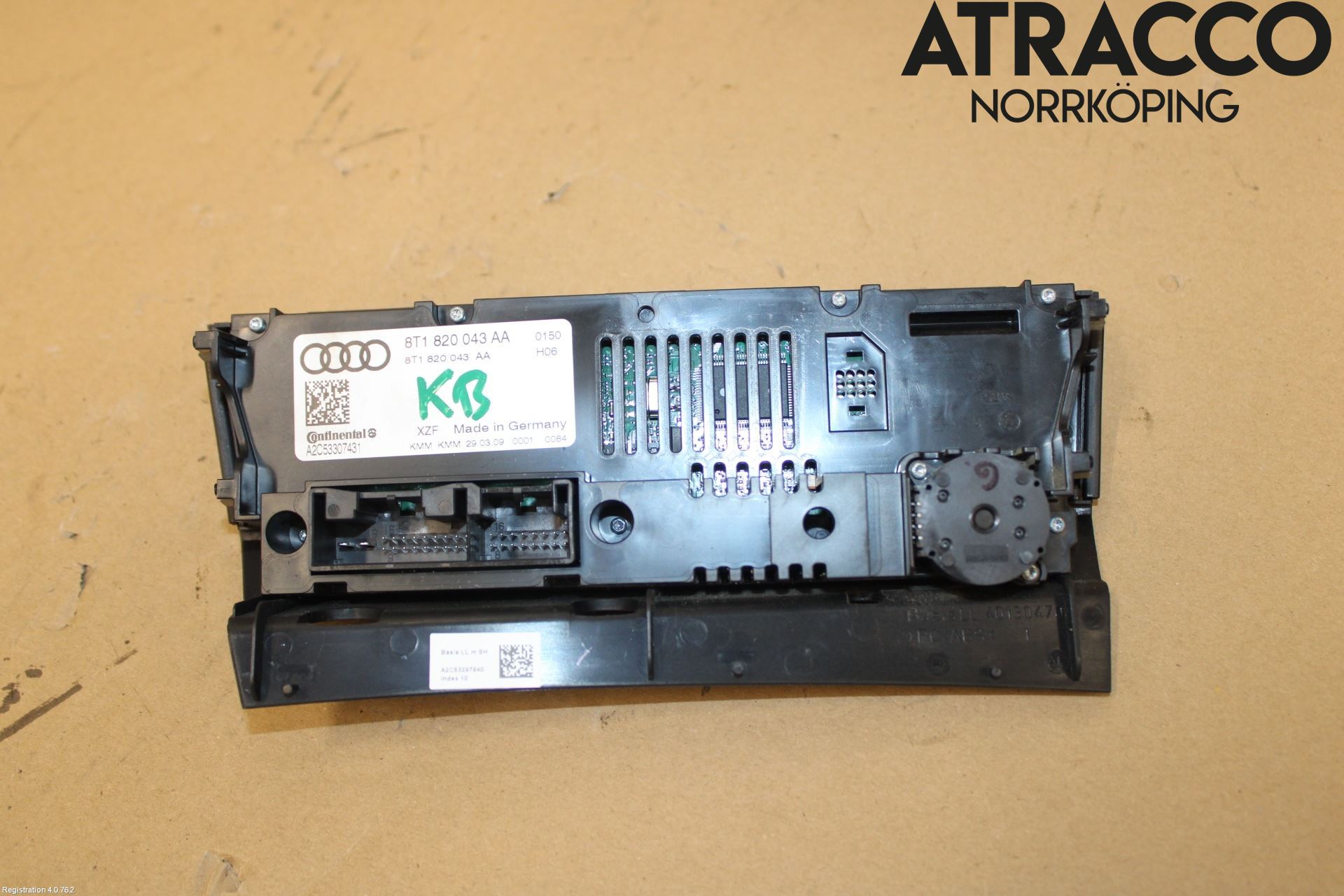 Audi A4/S4 08-11 Varmeapparat Panel(Regulering)