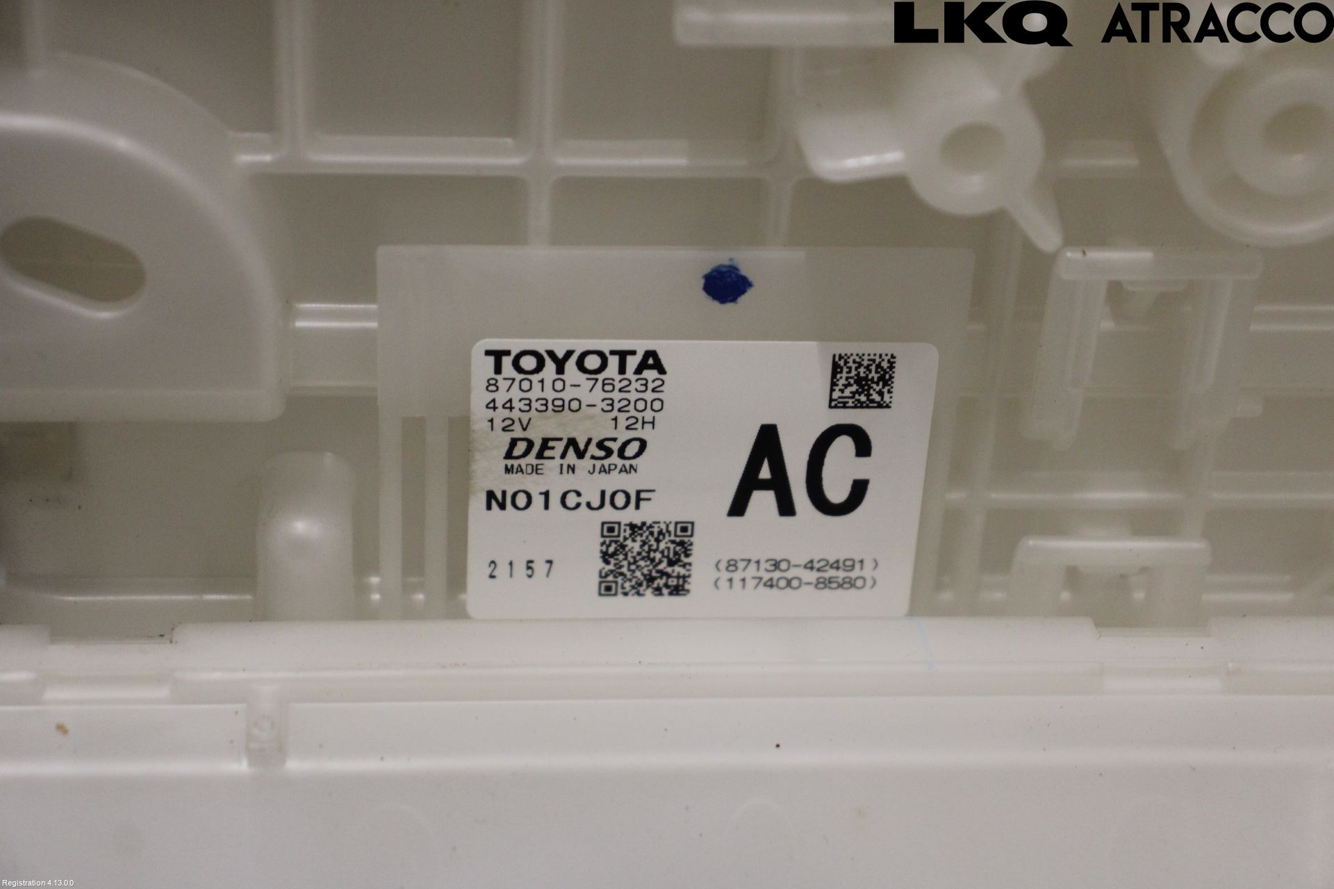 Toyota COROLLA CROSS XG10 22- Varmeapparat Register Med Ac