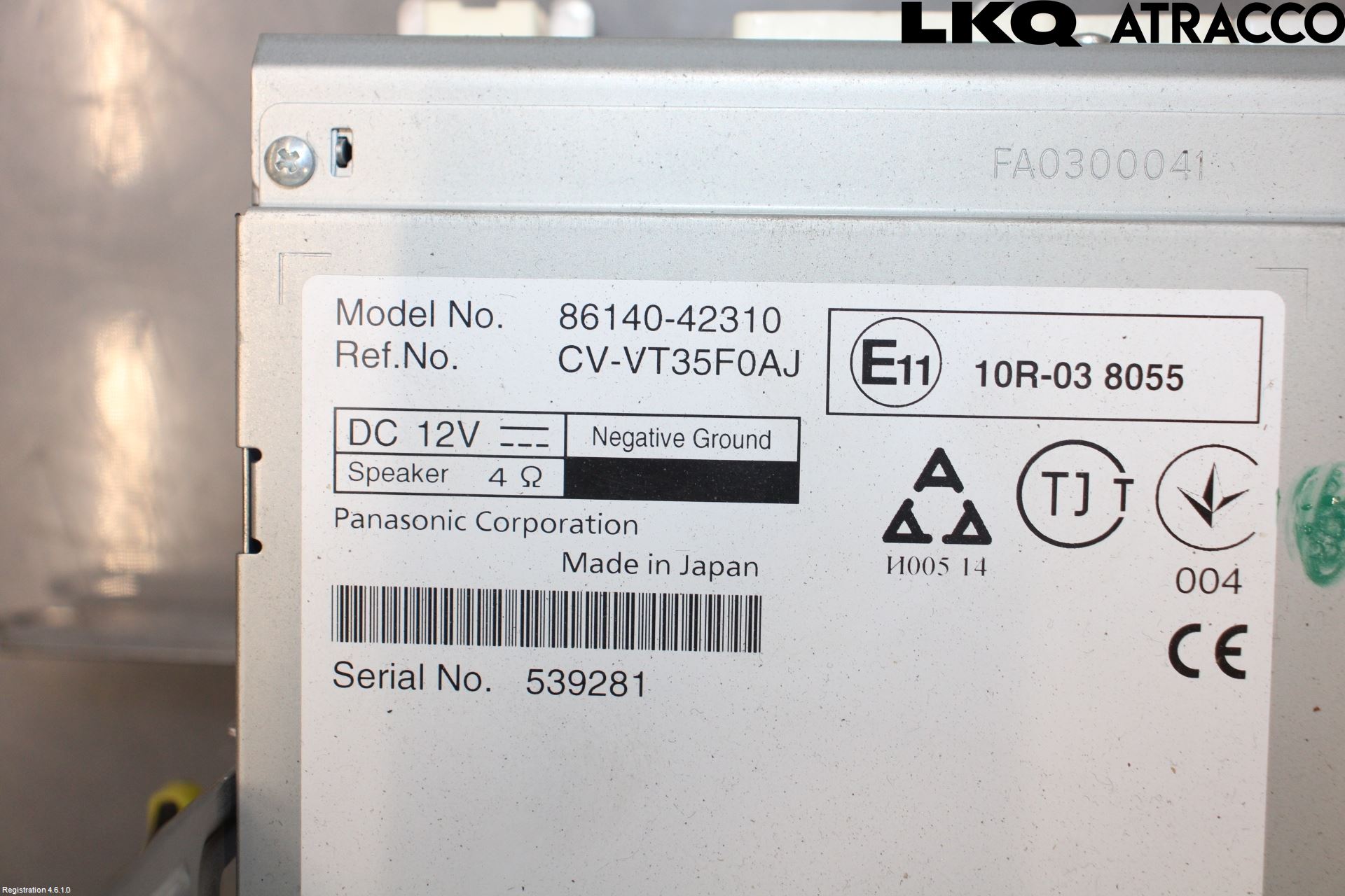 Toyota RAV4 13-18 Stereo Radio Med Cd