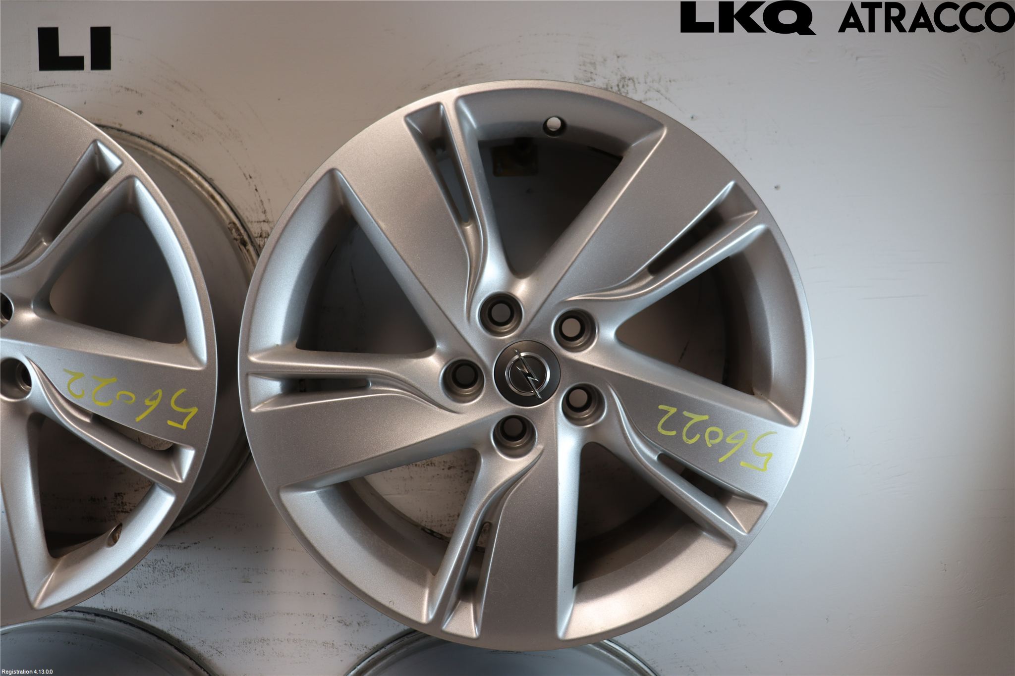 Opel ASTRA J 10-15 Felg Aluminium Sett 4Stk