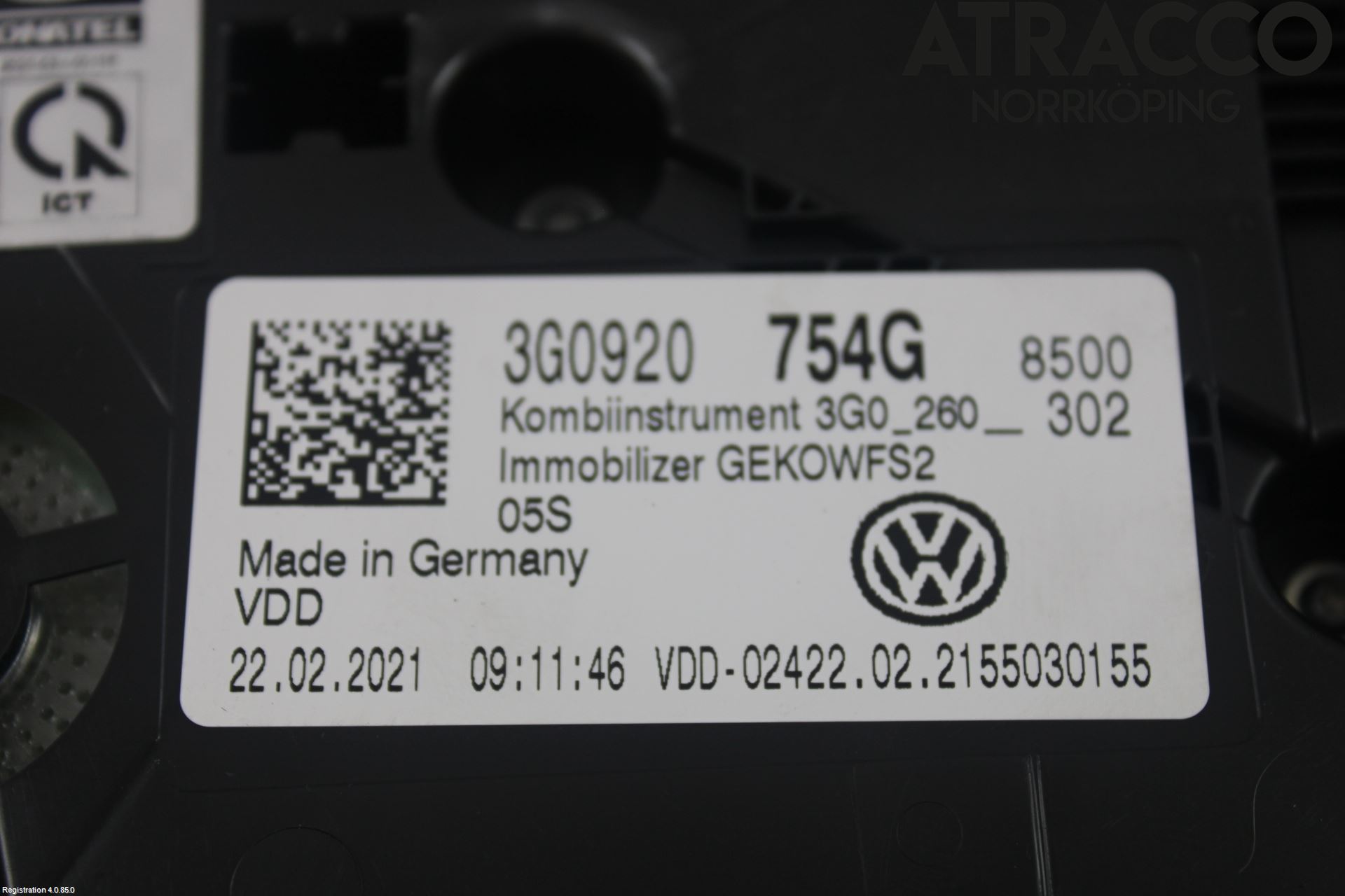 Volkswagen VW PASSAT 20-24 Instr Kombinert