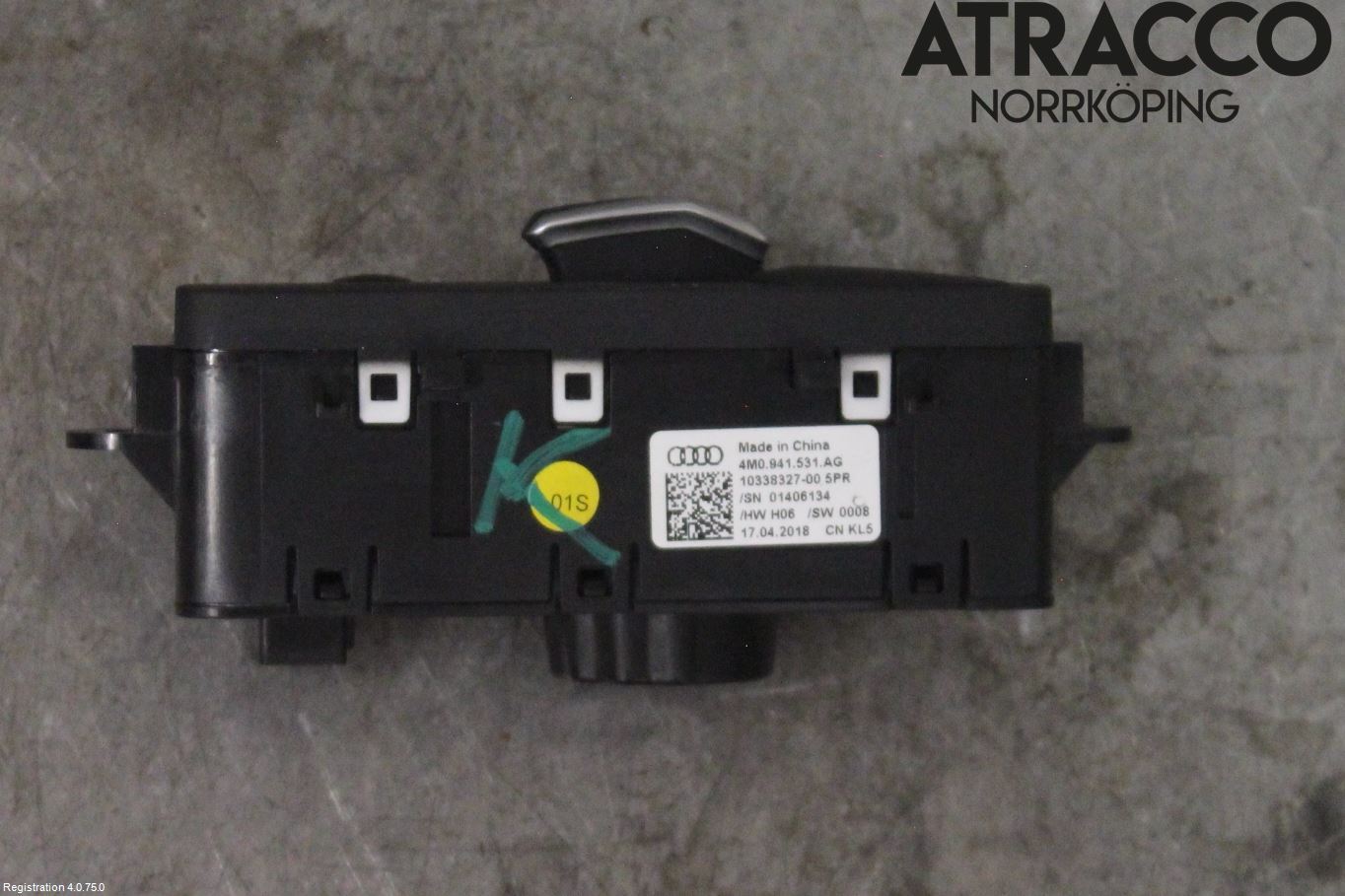 Audi A5 17- Bryter Hovedlys