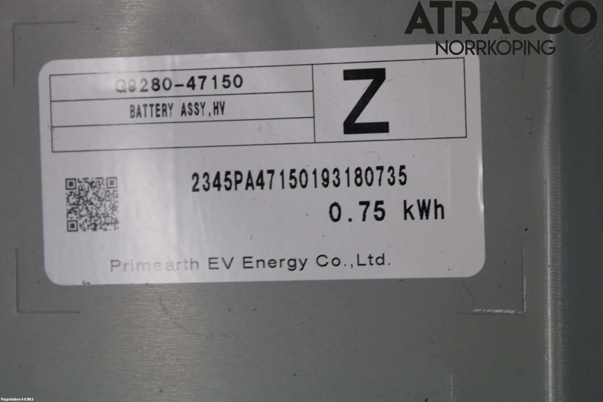 Toyota COROLLA 19- Hybrid Batteri