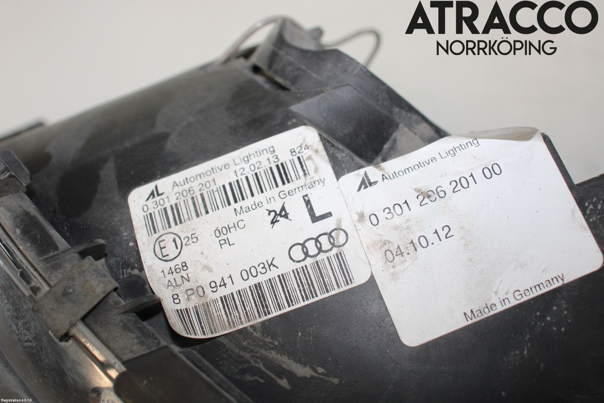 Audi A3/S3 05-13 Frontlykt Venstre