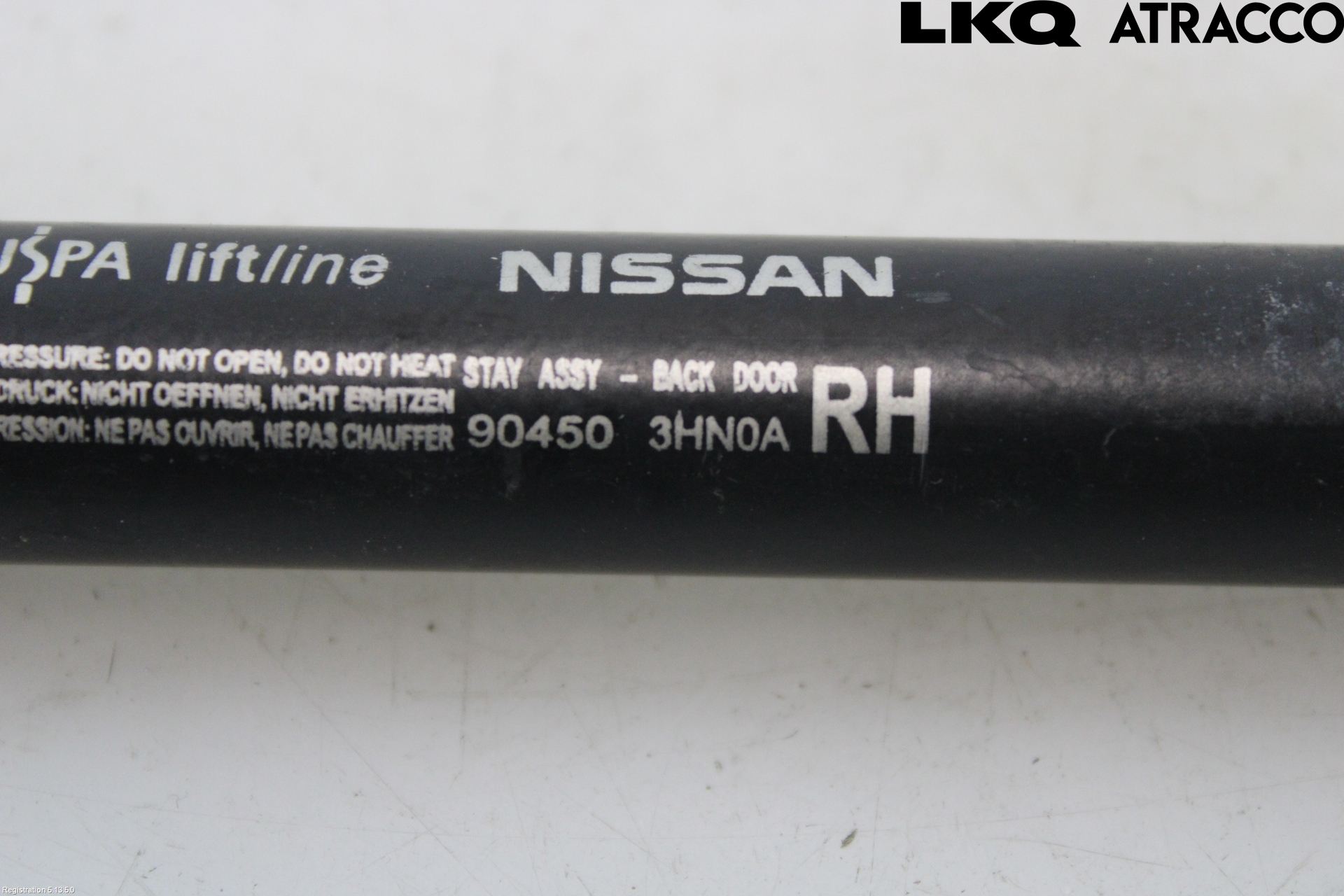 Nissan MICRA 11-16 Bakluke Demper-Gassfjær