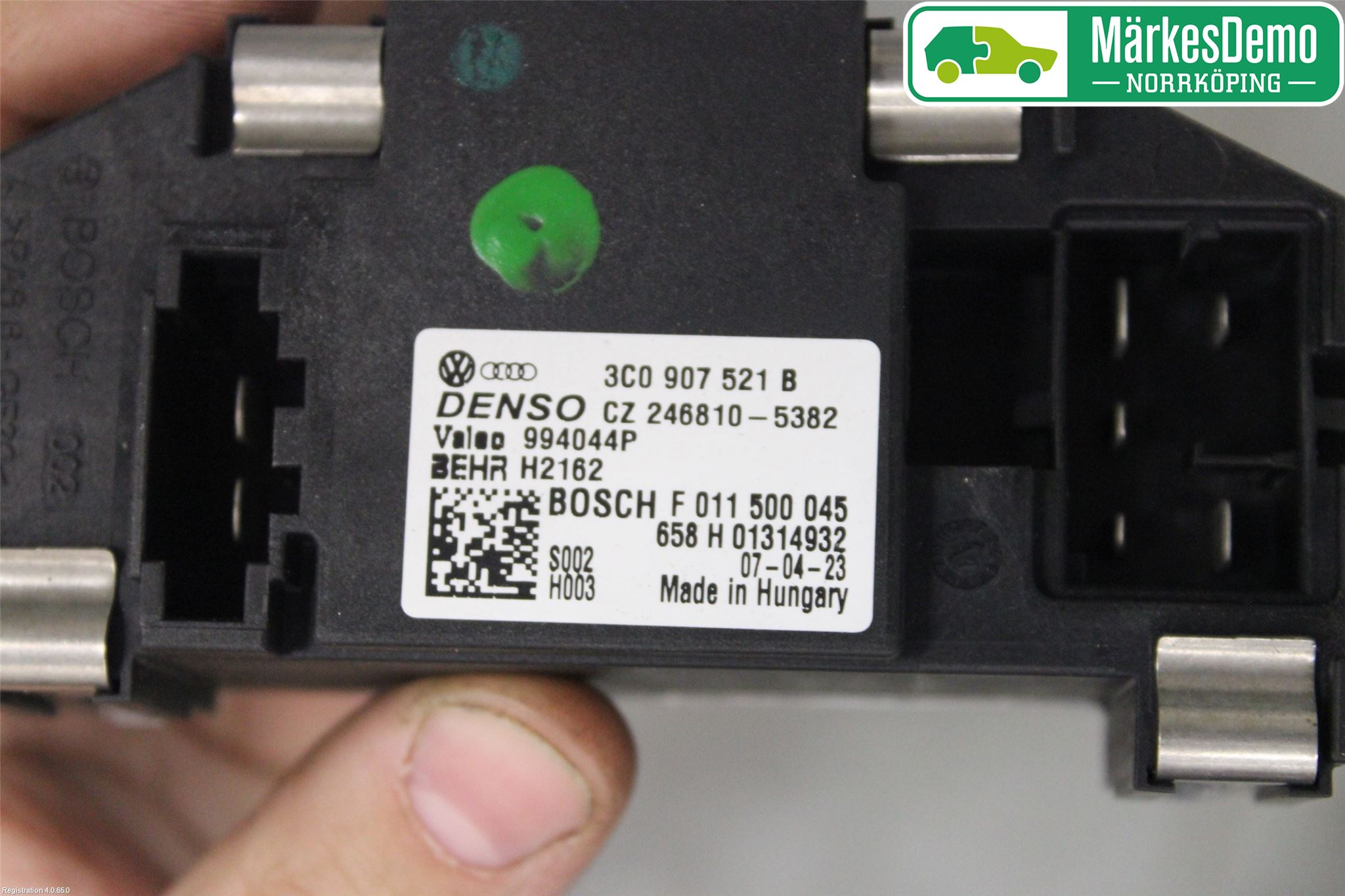 Volkswagen VW PASSAT 05-11 Varmeapparat Viftemotstand