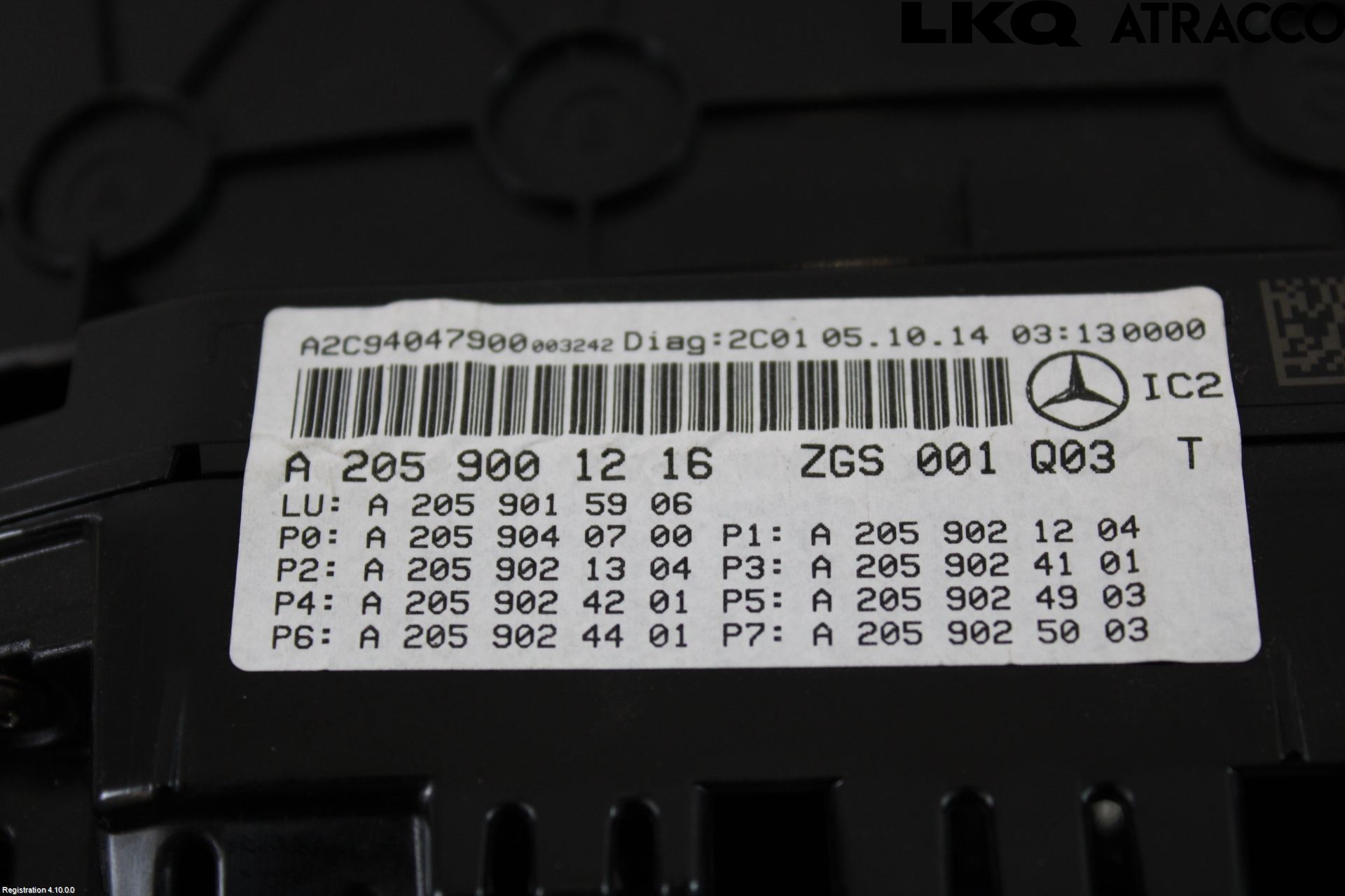 Mercedes-Benz MB C-KLASS (W205) 14-21 Instr Kombinert