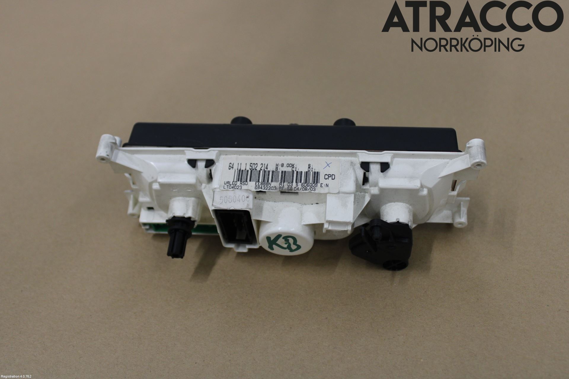 Mini COUPE R50/53 01-06 Varmeapparat Panel(Regulering)