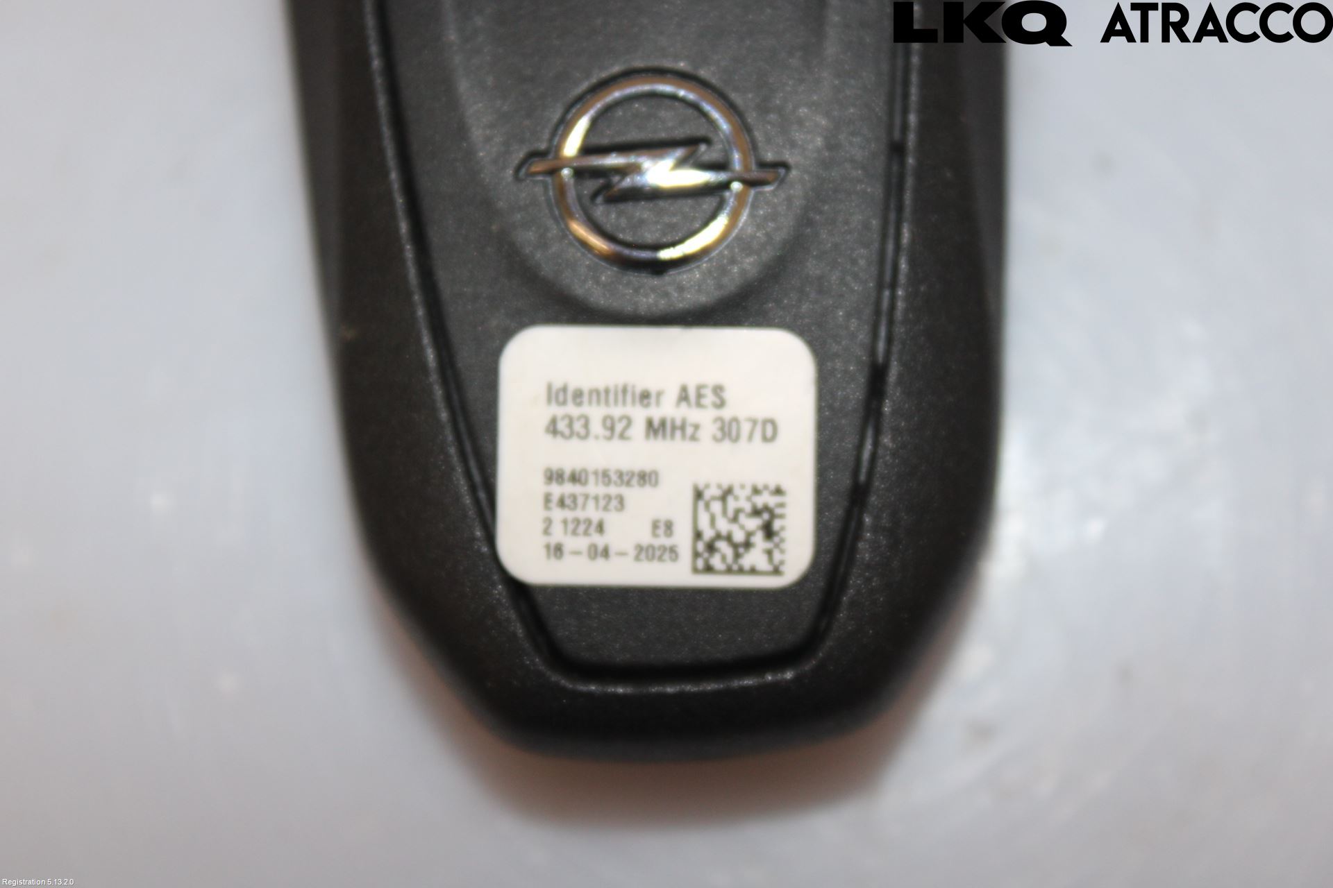 Opel GRANDLAND X 18- Nøkkel Fjernkontroll -Alarm