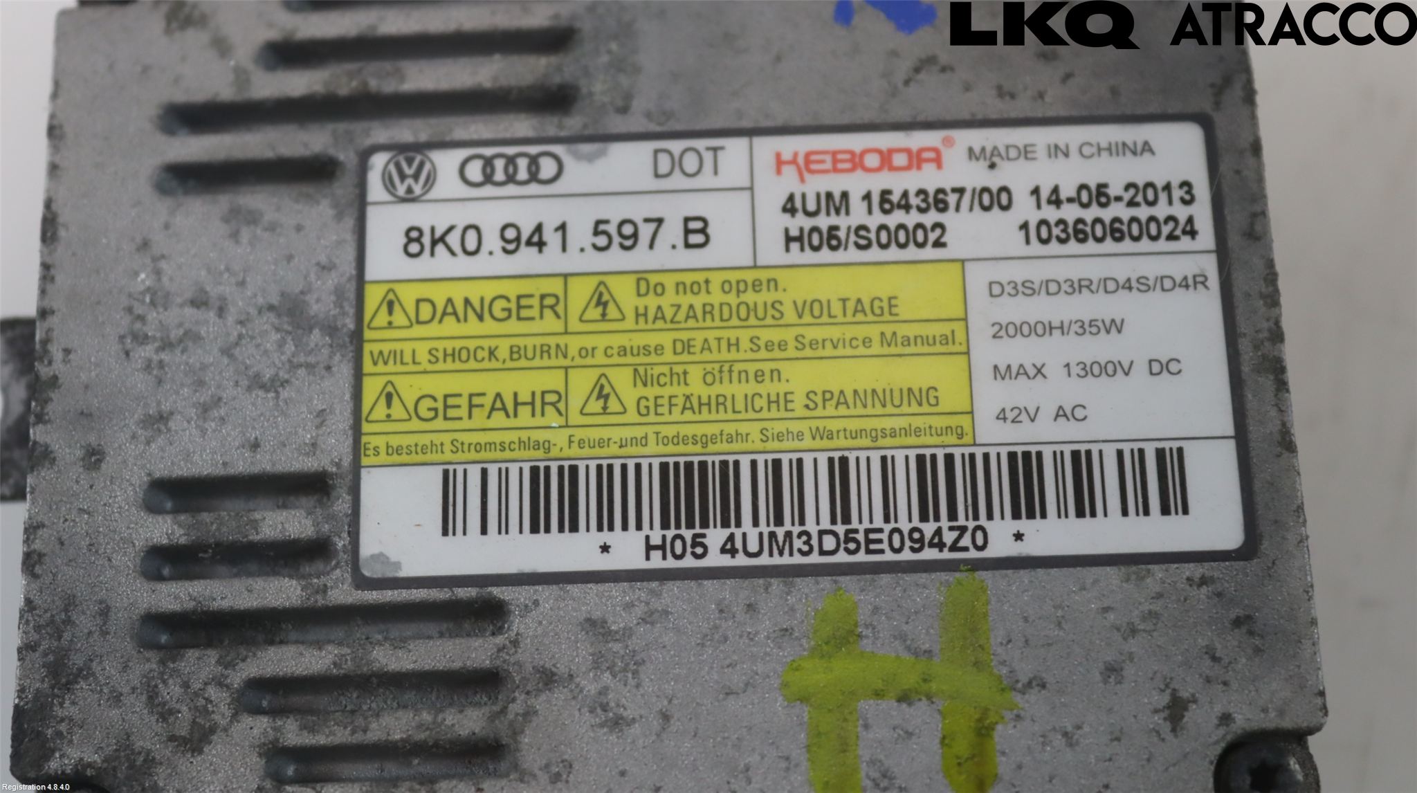Volkswagen VW PASSAT 11-14 Styreenhet Xenon