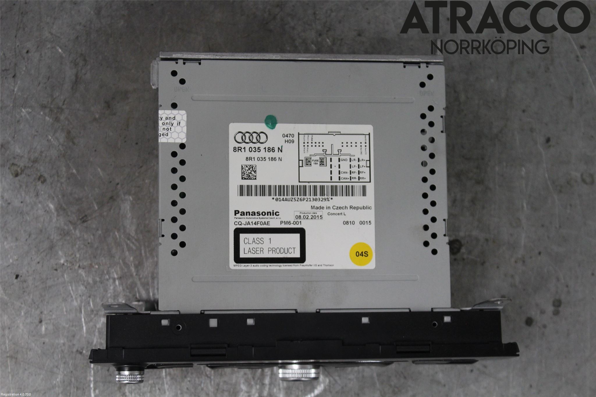 Audi Q5 09-16 Stereo Radio Med Cd