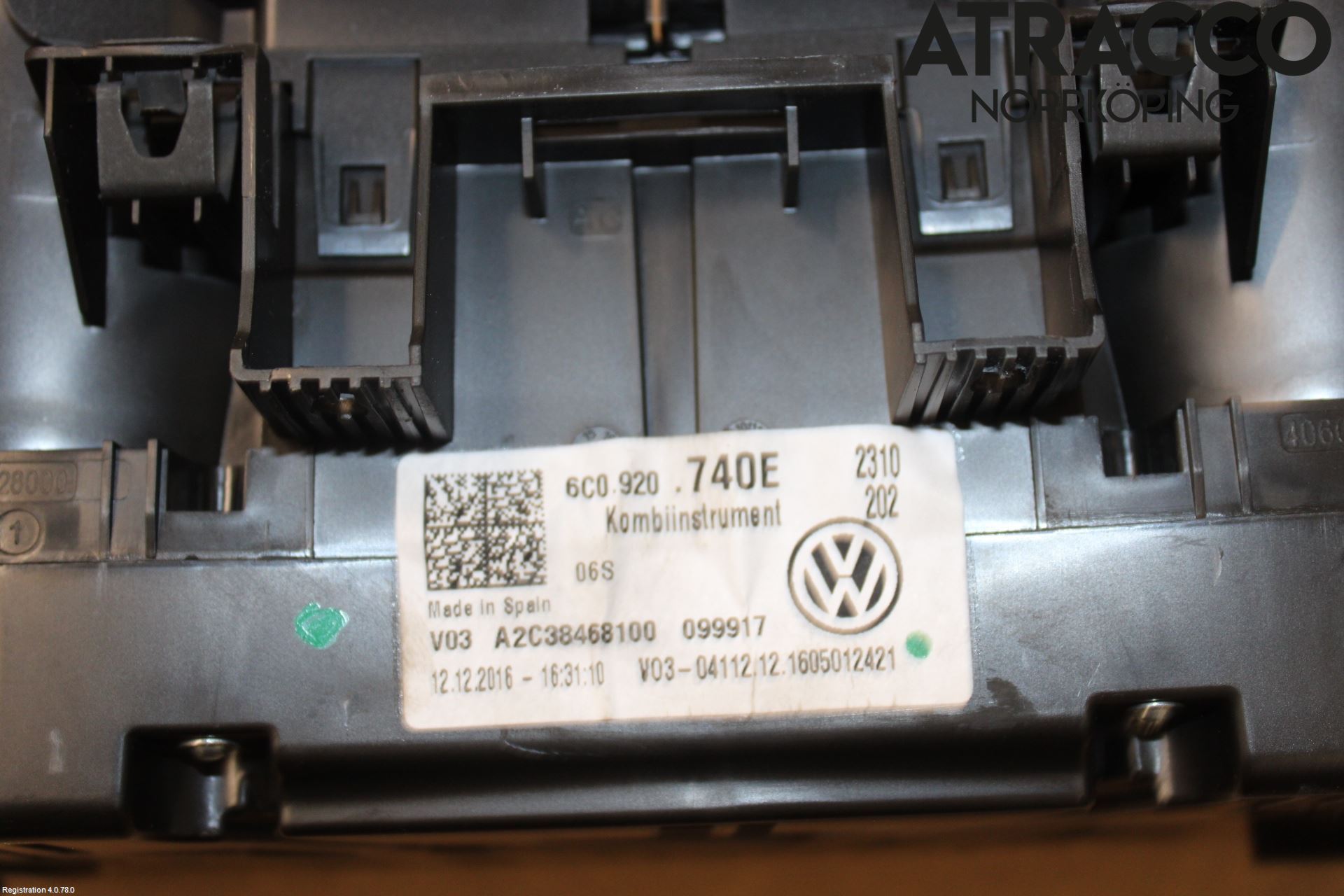 Volkswagen VW POLO 10-17 Instr Kombinert