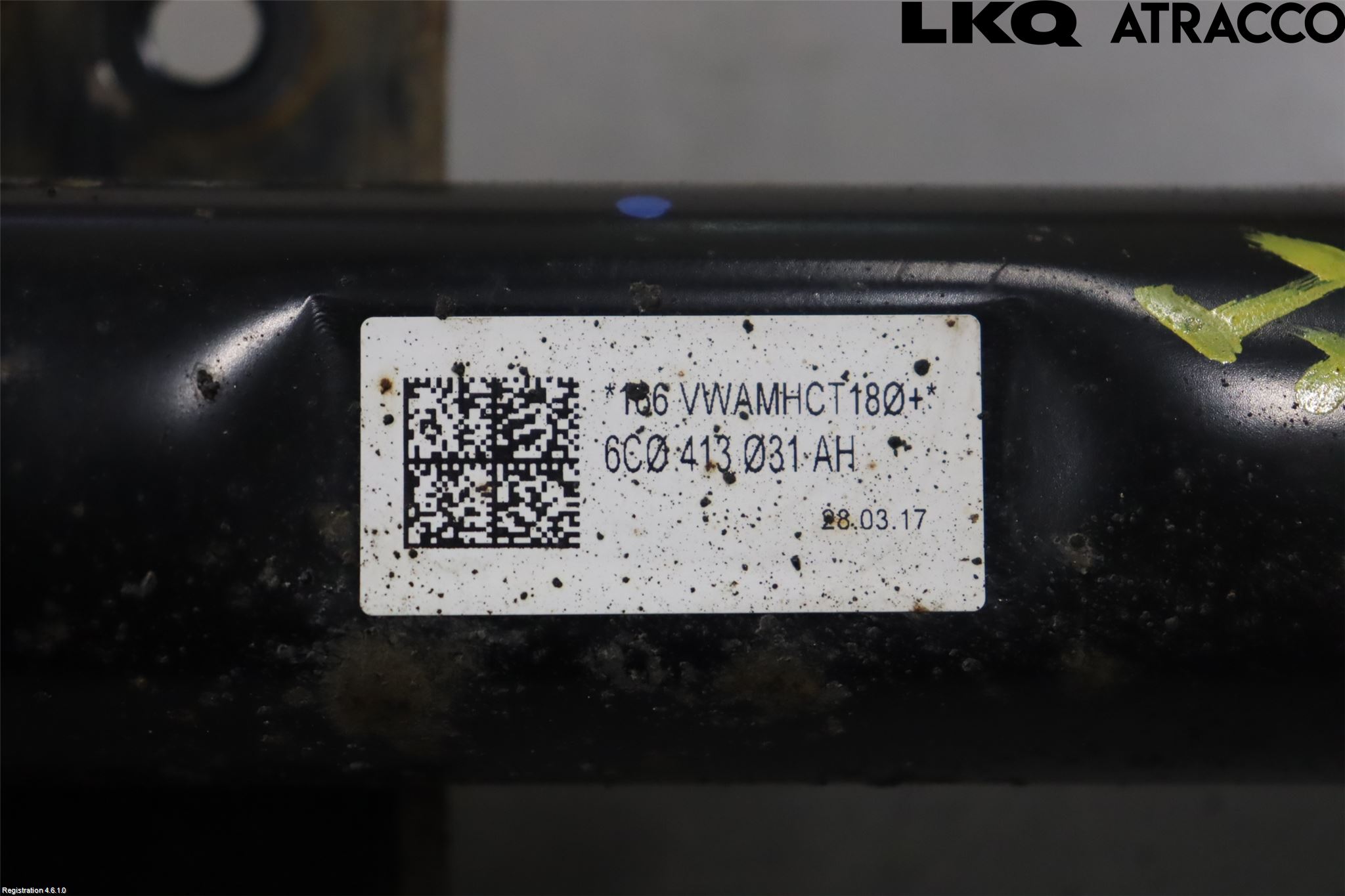 Volkswagen VW POLO 10-17 Fjærbein Foran Høyre