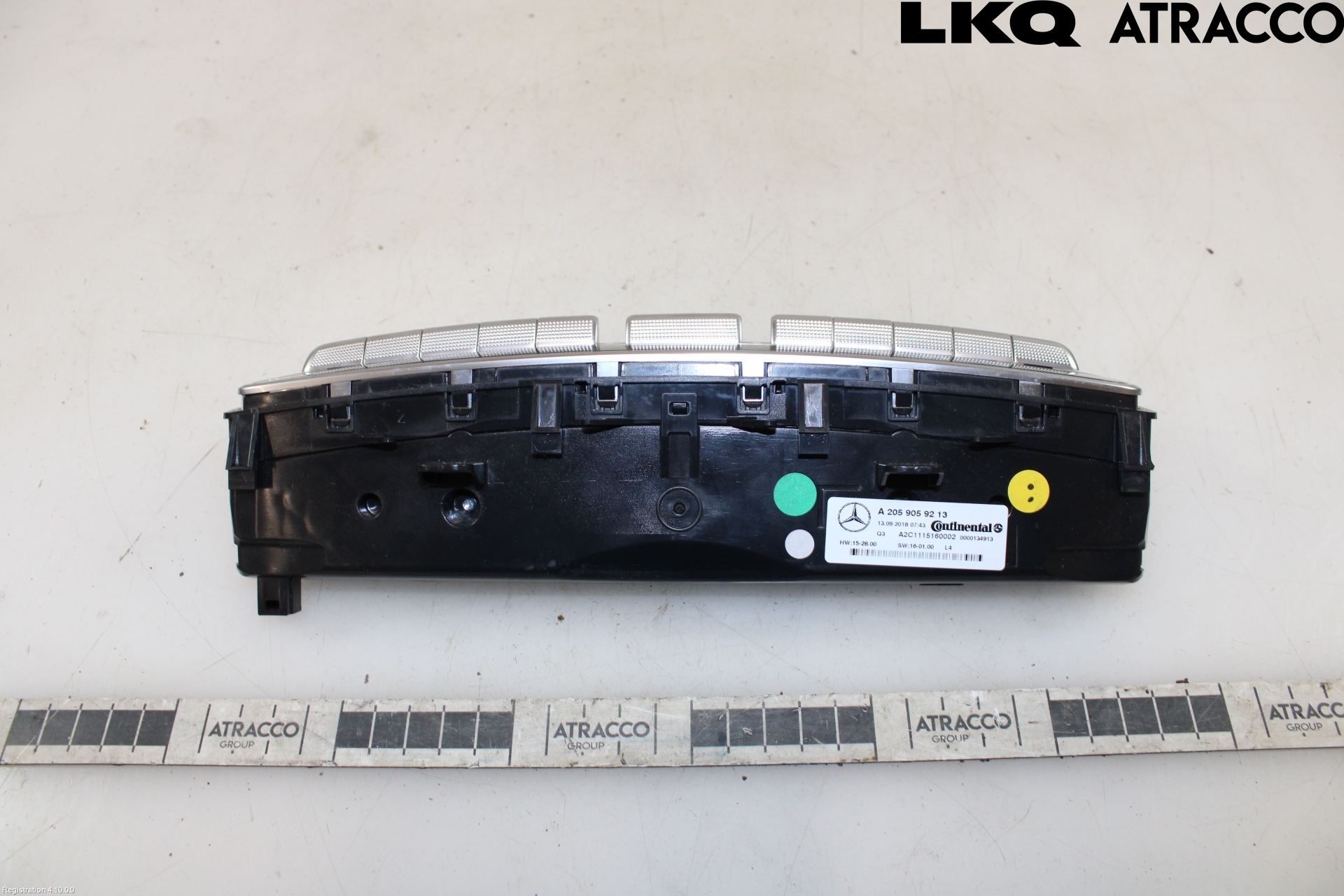 Mercedes-Benz MB C-KLASS (W205) 14-21 Varmeapparat Panel(Regulering)