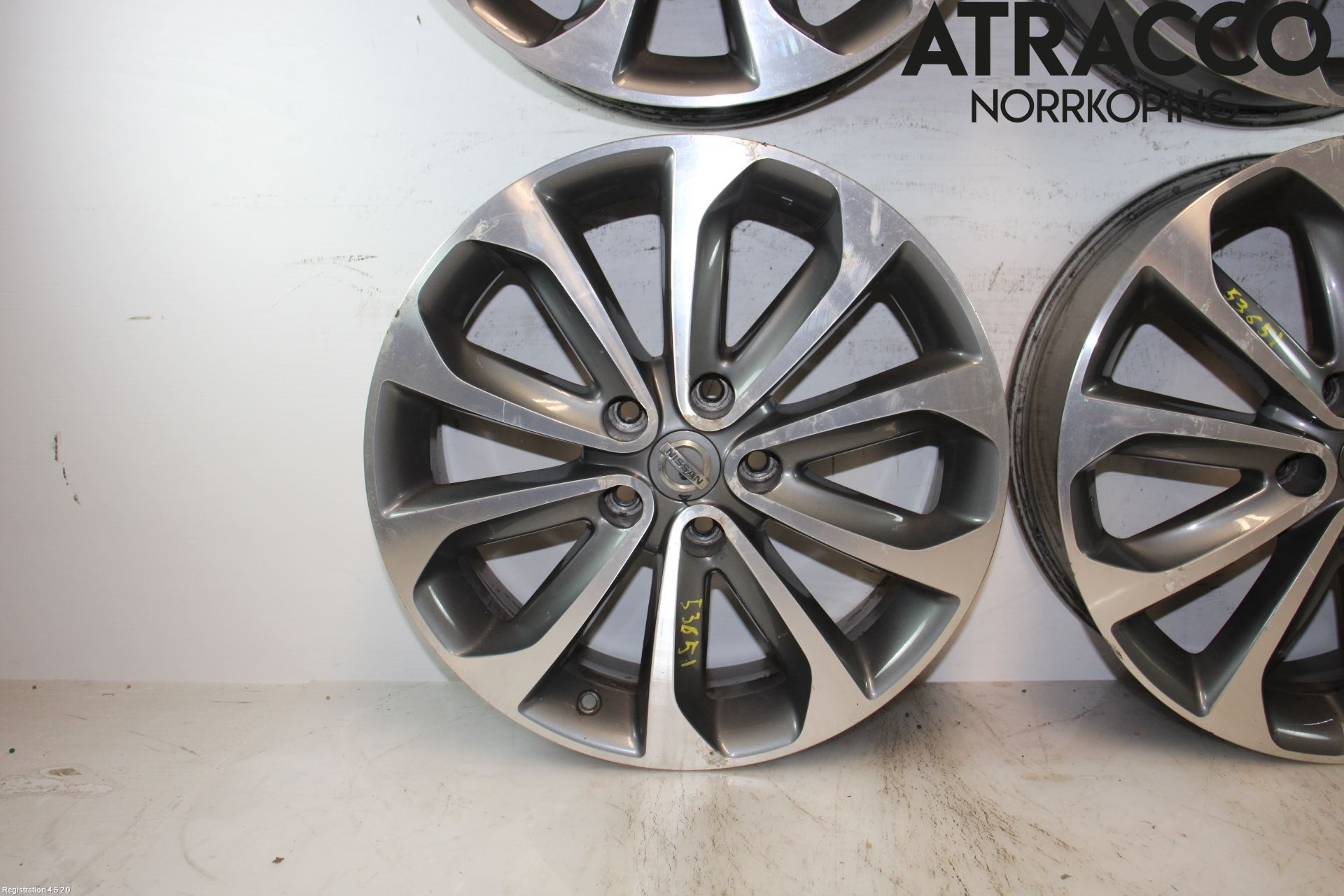 Nissan QASHQAI 10-14 Felg Aluminium Sett 4Stk