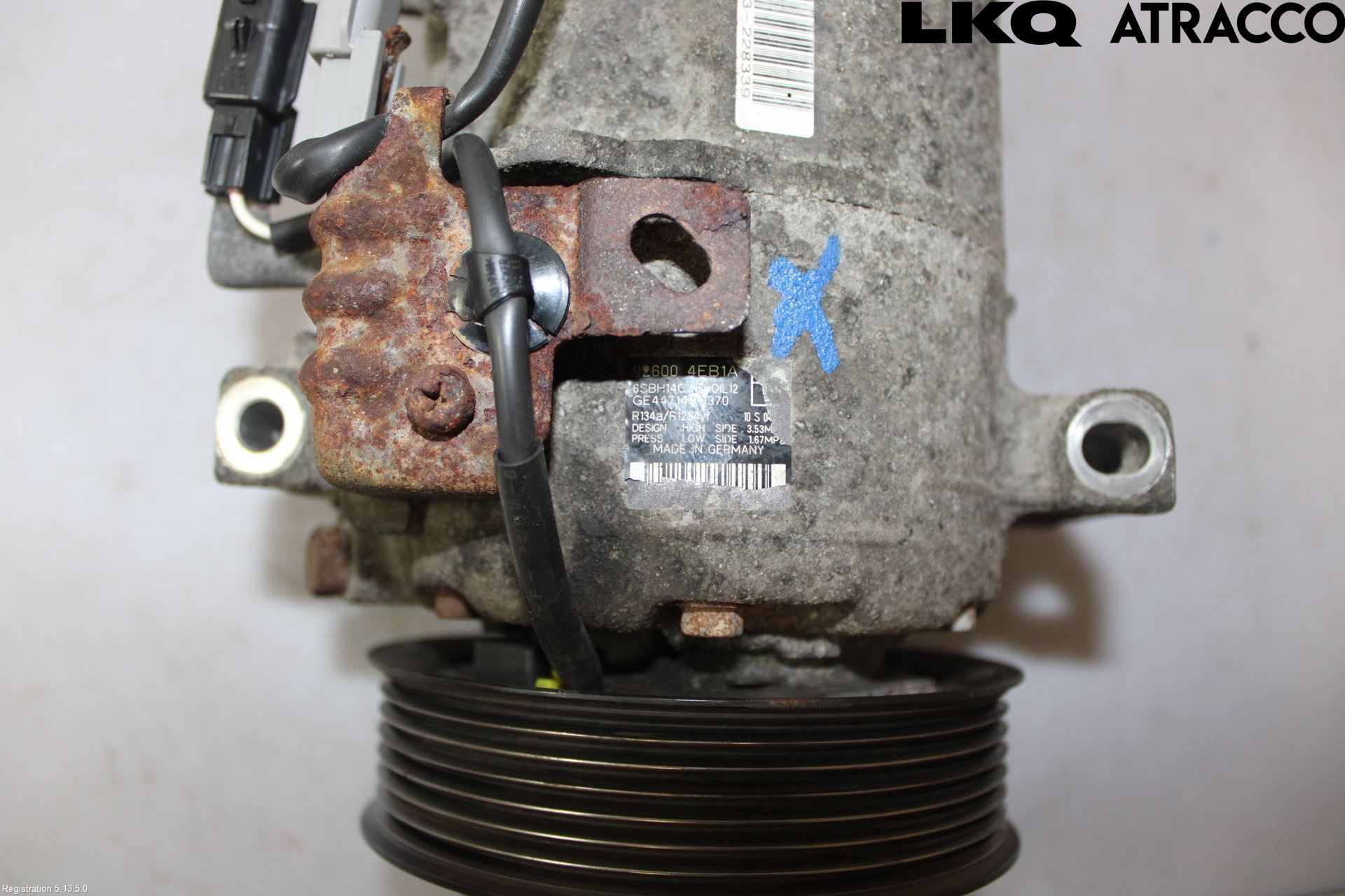 Nissan QASHQAI 14-17 Varme Ac Kompressor