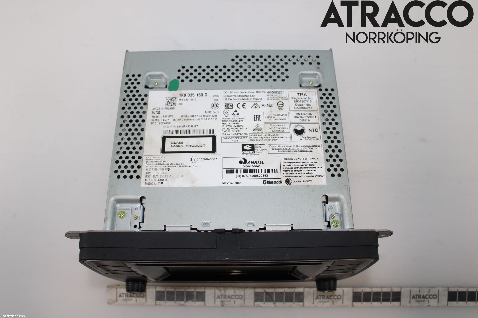 Volkswagen VW CADDY 16-20 Stereo Radio Med Cd