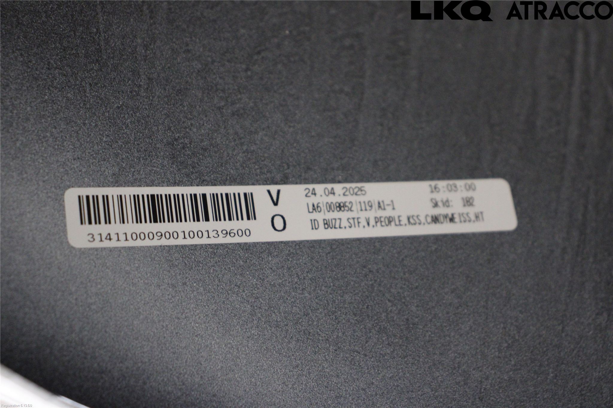 Volkswagen VW ID BUZZ/CARGO 22- Støtfanger Foran Plastdeksel