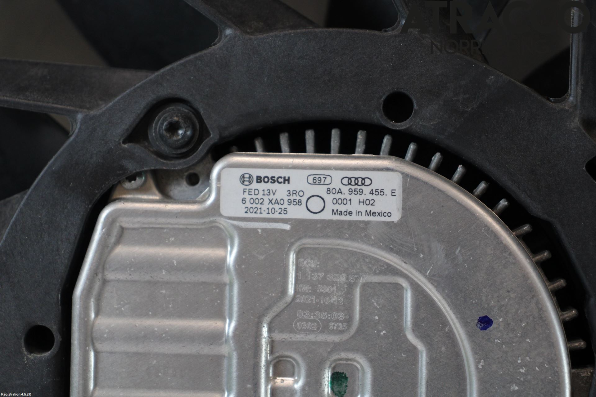 Audi Q5/SQ5 17- Kjølevifte Elektrisk