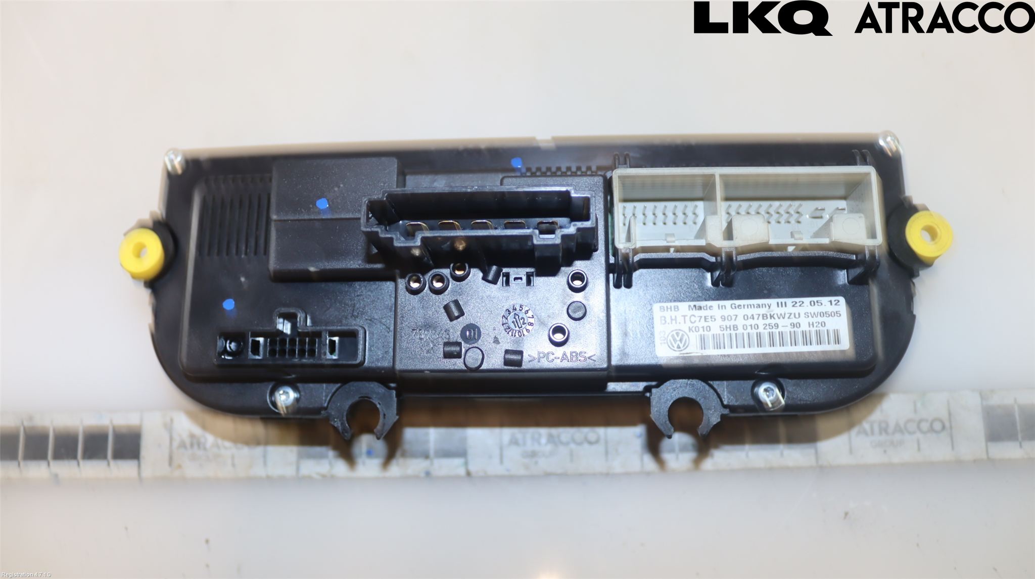 Volkswagen VW TRANSP/CARAVELLE (T5) 04-15 Varme Ac Betjening-Display
