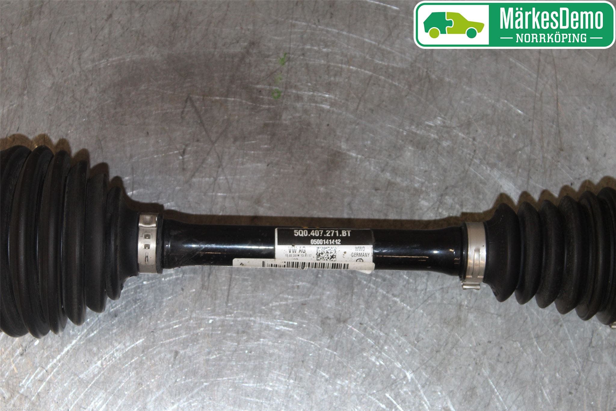 Volkswagen VW GOLF / E-GOLF VII 13-20 Drivaksel Foran Kompl Venstre