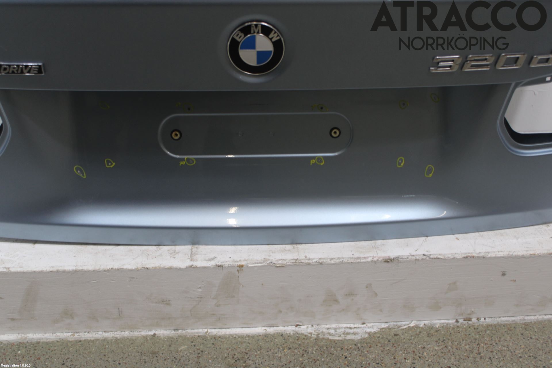 BMW 3 F30/F31/F80 12-19 Bakluke Koffertlokk