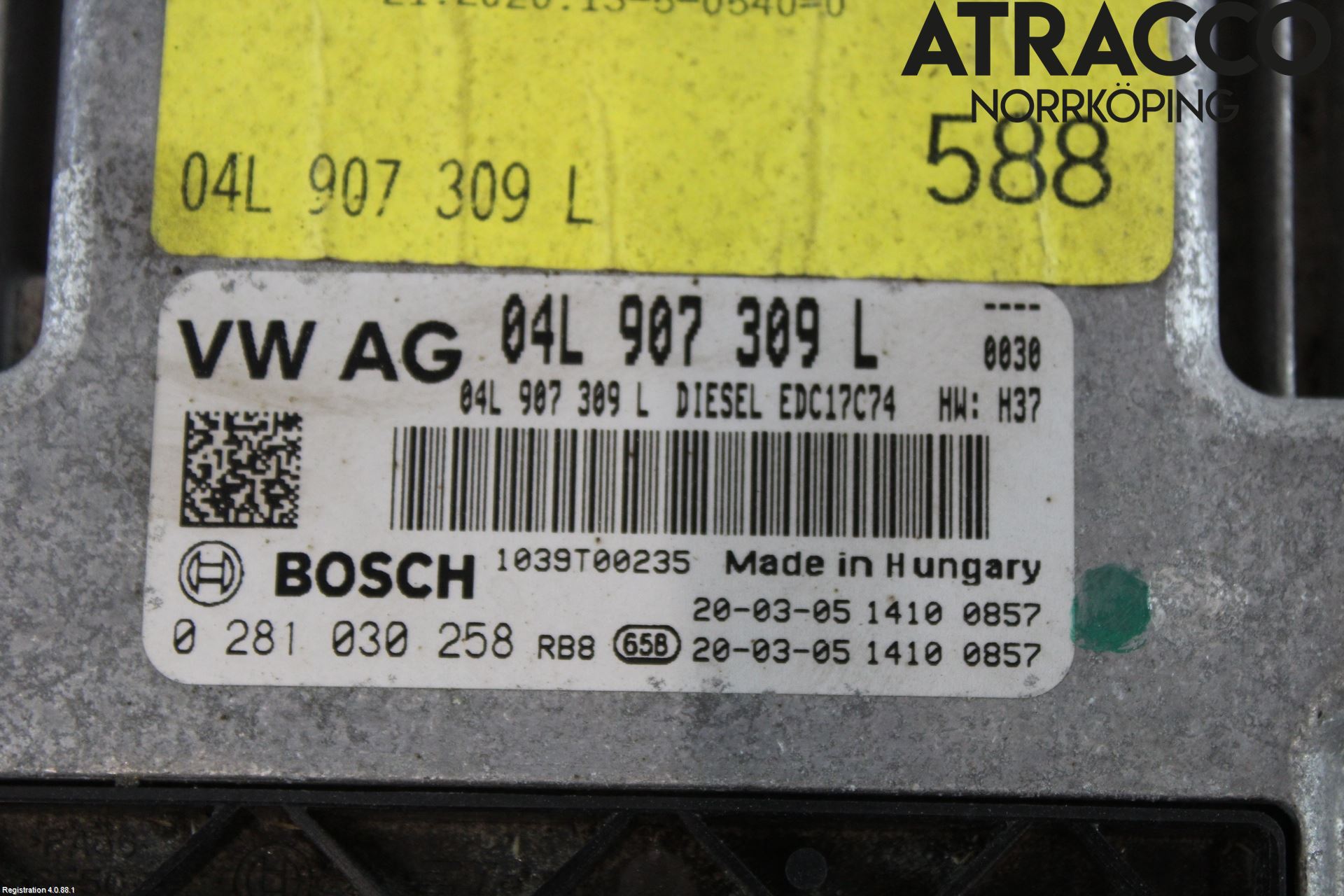 Audi A4/S4 B9 20- Styreenhet Dieselpumpe
