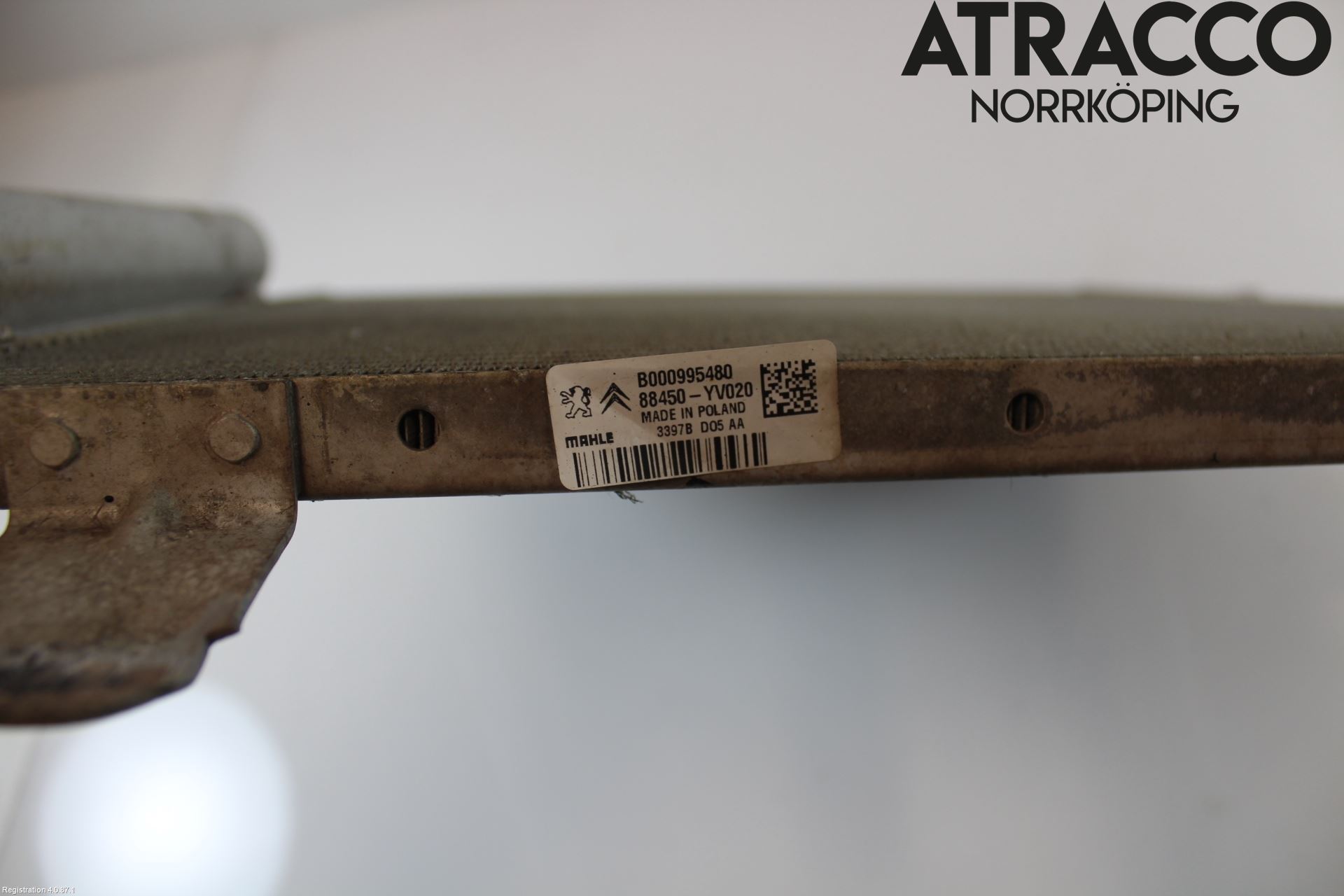 Toyota AYGO 15-21 Varme Ac Kondenser-Kjøler