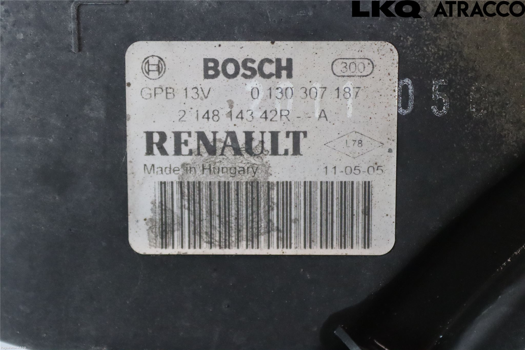 Dacia LOGAN PICK-UP Kjølevifte Elektrisk