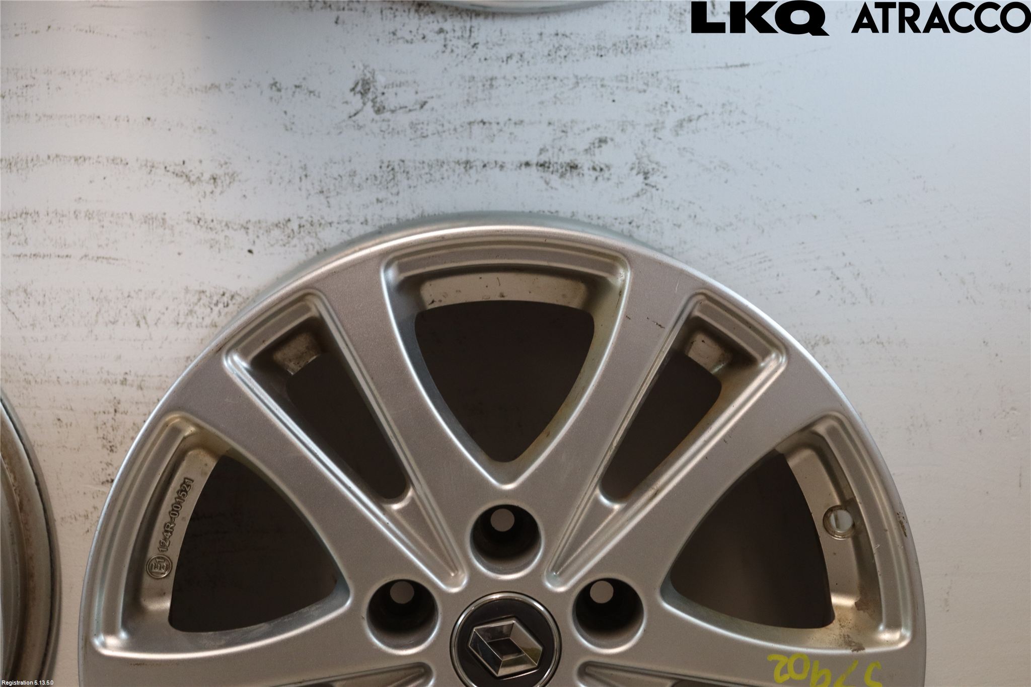 Renault MEGANE III 09-15 Felg Aluminium Sett 4Stk