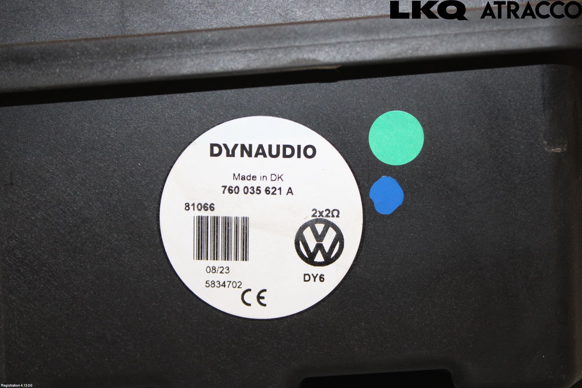 Volkswagen VW TOUAREG CR 18- Innr Høyttaler