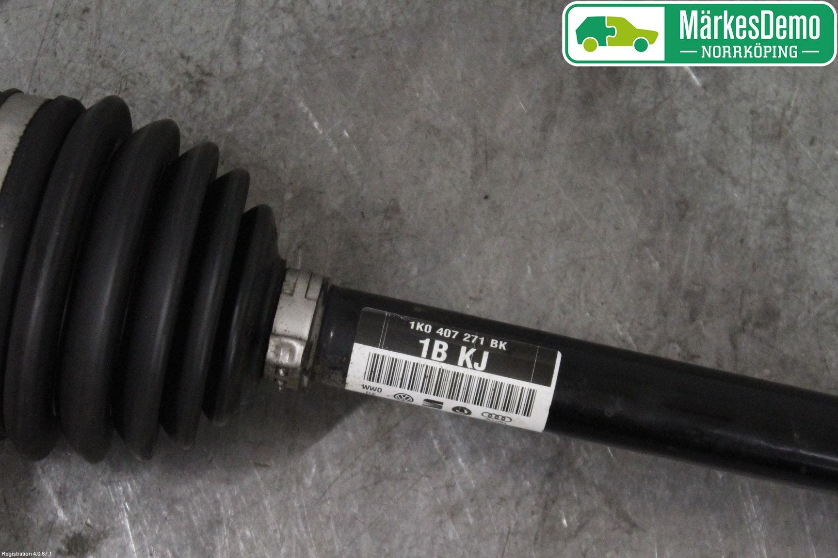 Volkswagen VW GOLF / E-GOLF VII 13-20 Drivaksel Foran Kompl Venstre