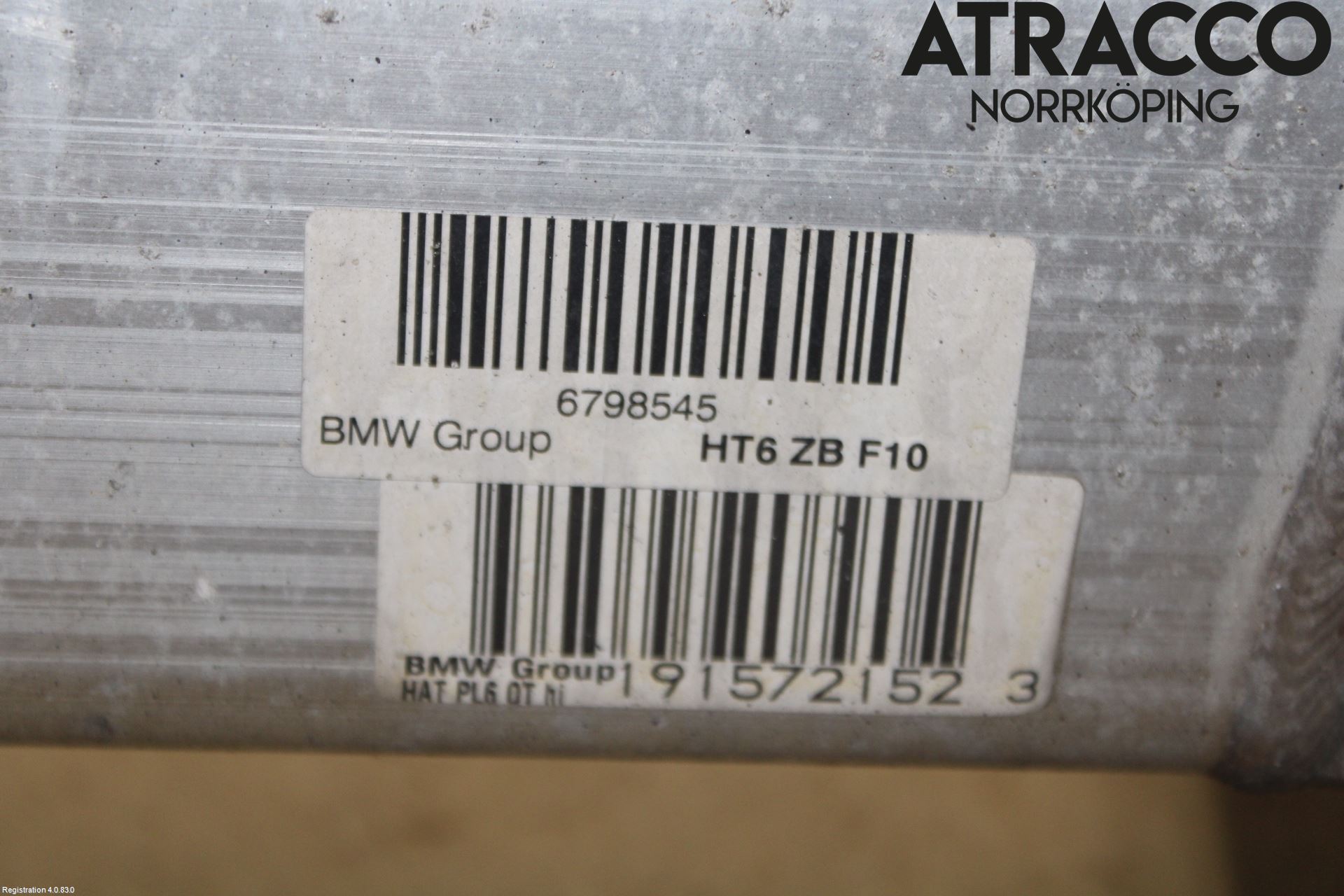 BMW 5 F10/F11/F18 09-17 Bakaksel Feste Travers-Ramme